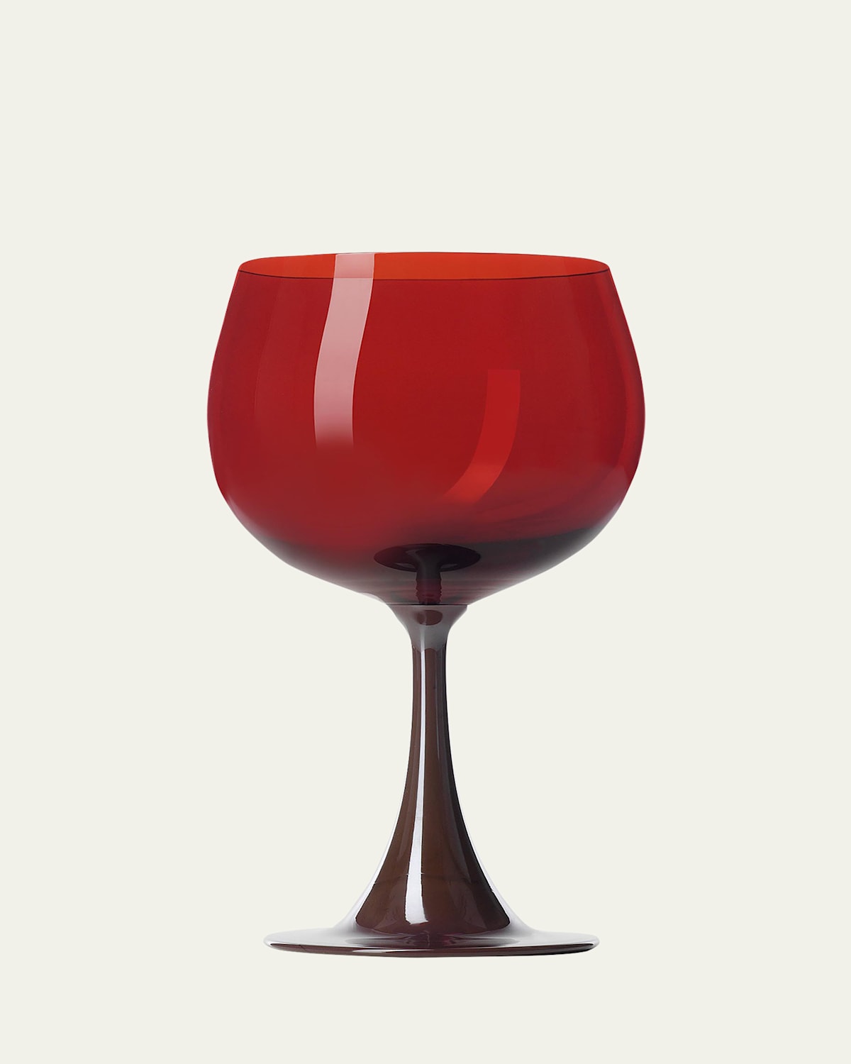 Nason Moretti Burlesque Blueberry/red Wine Glass, 29 Oz. In Blueberry Red