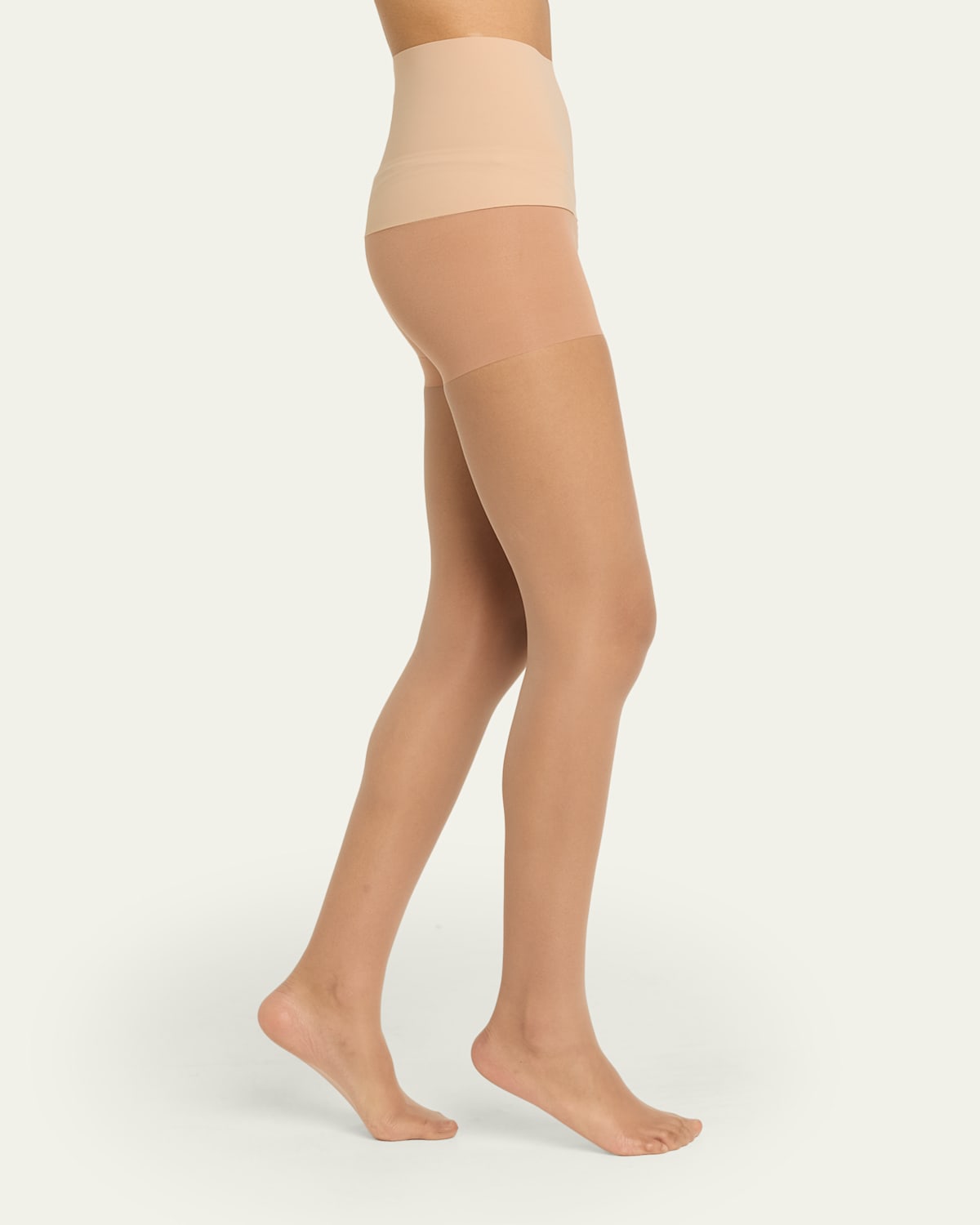 Commando Essential Control Sheer Microfiber Tights In Neutral