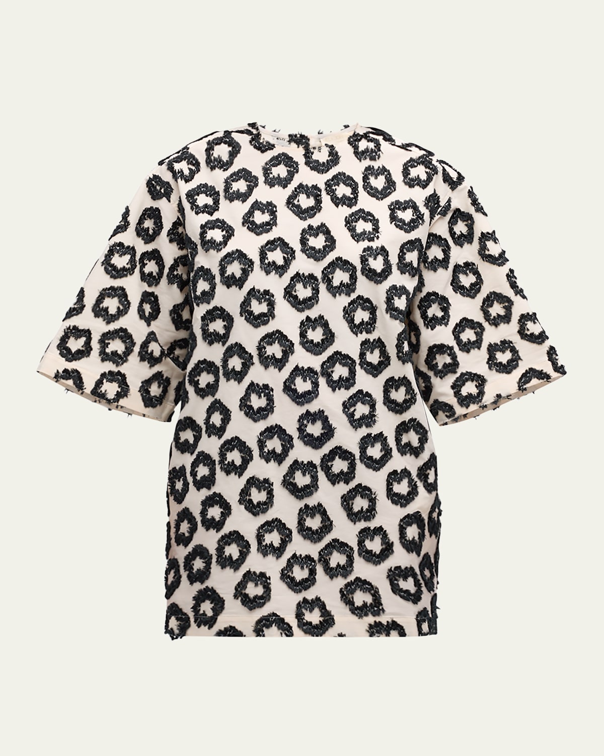 Ulla Johnson Remy Fil Coupe Taffeta Tunic Top In Lunar