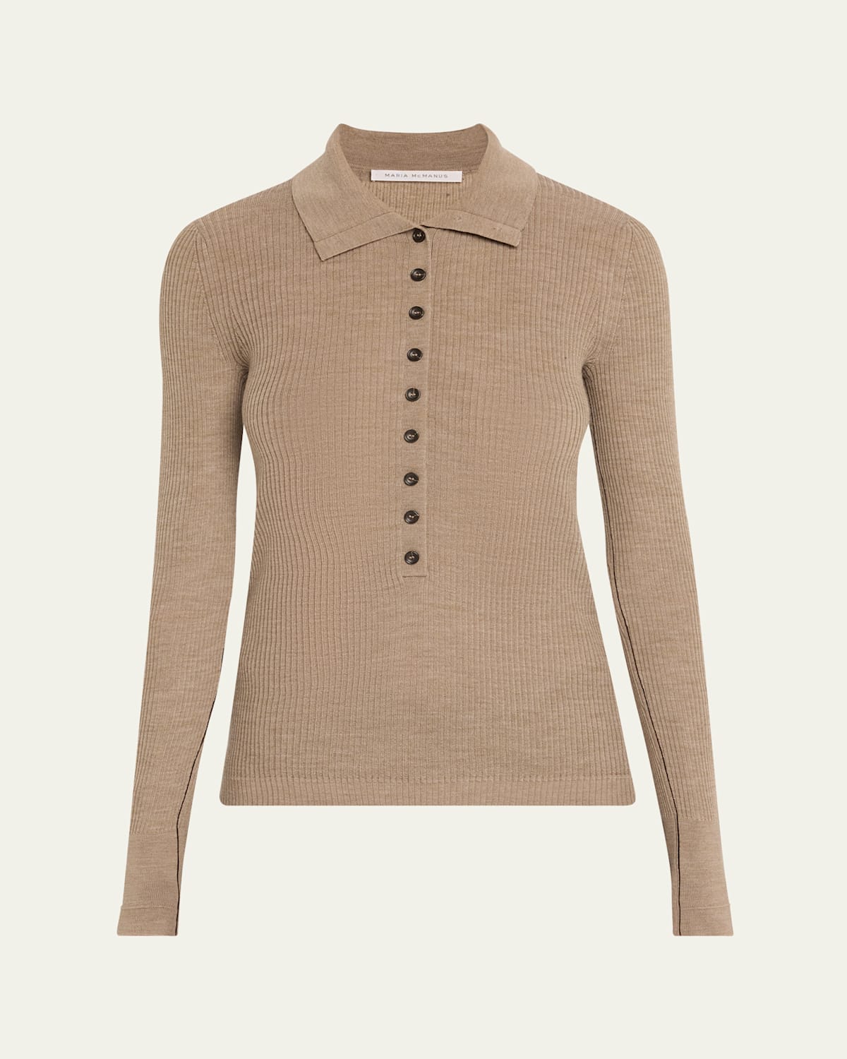 MARIA MCMANUS TINY BUTTON WOOL CARDIGAN 