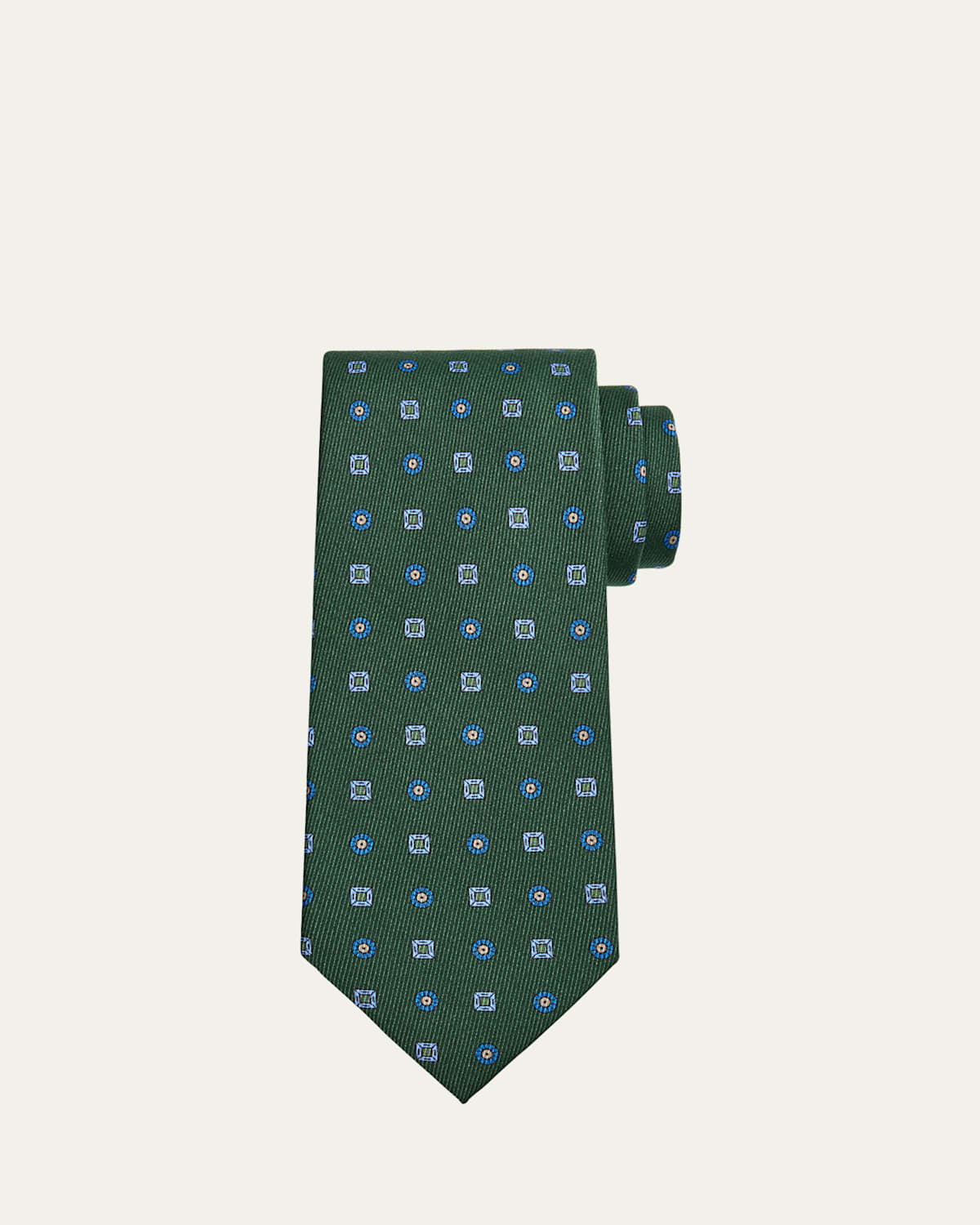 Men's Medallion Silk Tie