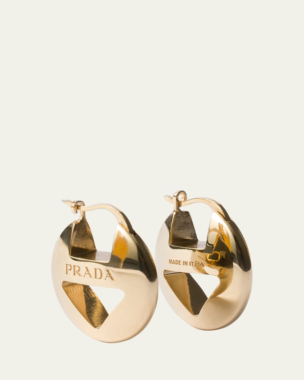 Cutout Brass Earrings