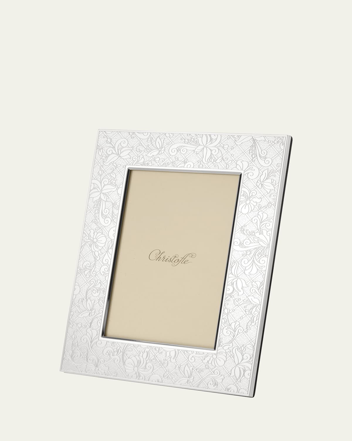 Jardin d'Eden Silver-Plated Picture Frame, 4" x 6"