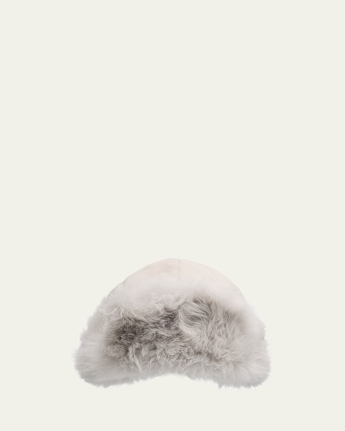 Men's Suede Shearling Trapper Hat