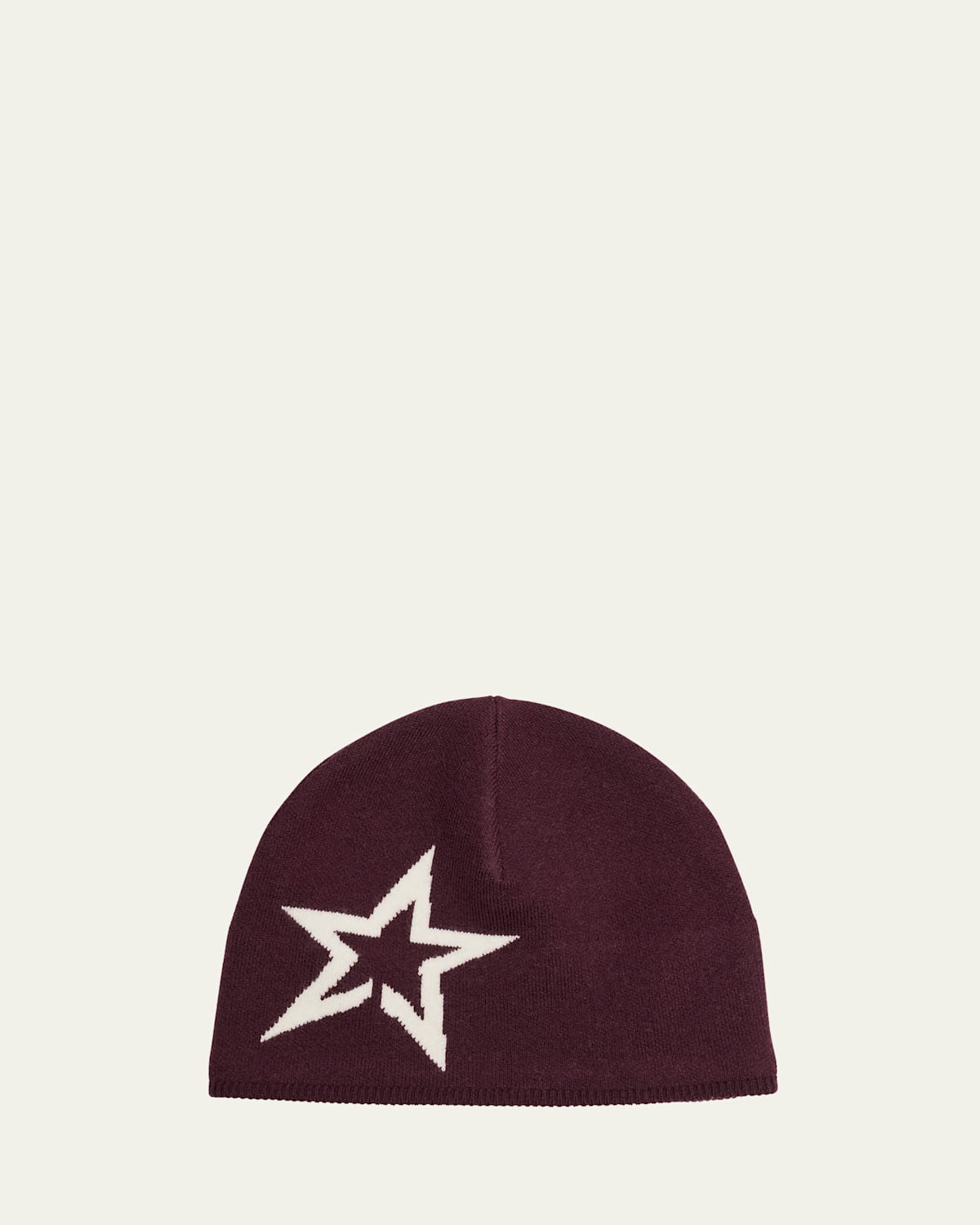 Perfect Moment Star-print Beanie In Burgundysnow White Star