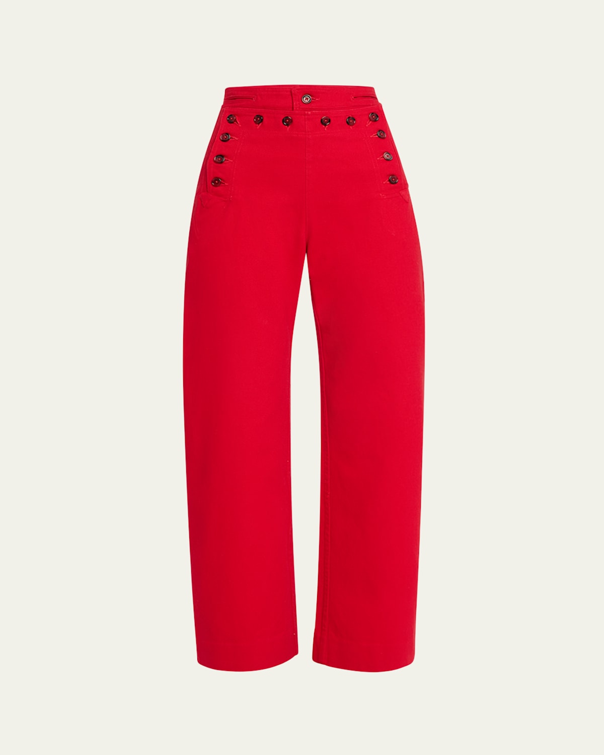 BODE SPRING TWILL SAILOR TROUSERS 
