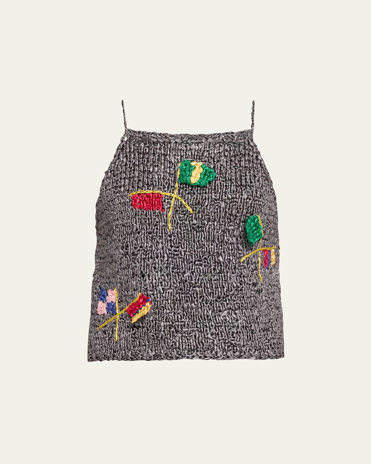Promenade Raised Flag Crochet Tank Top