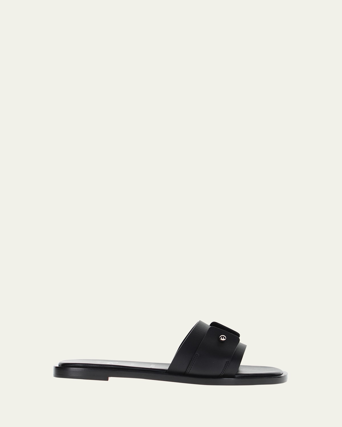 Christian Louboutin Chambelimule Donna Leather Mules In Black