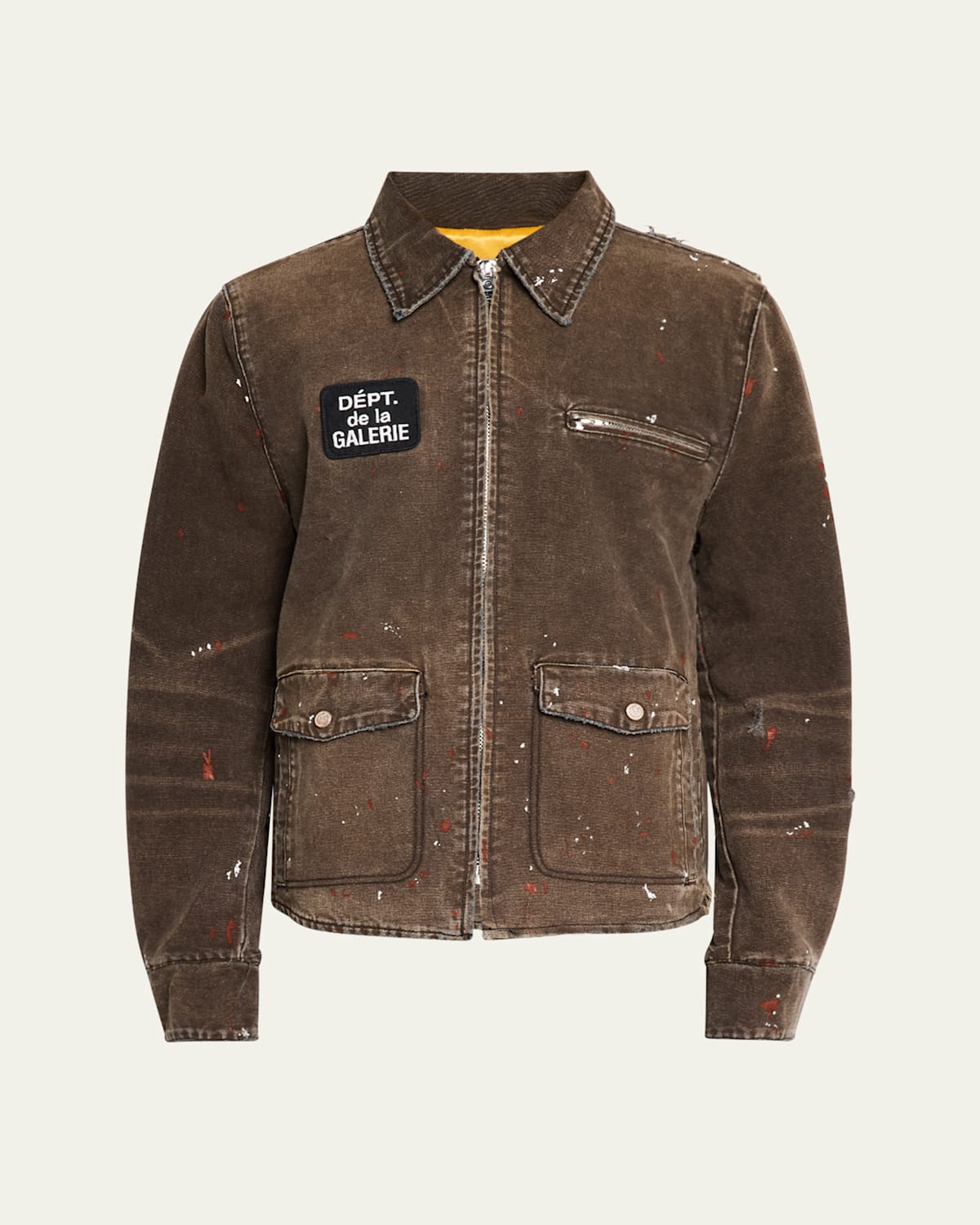 Men's Painted Canvas Workwear Jacket