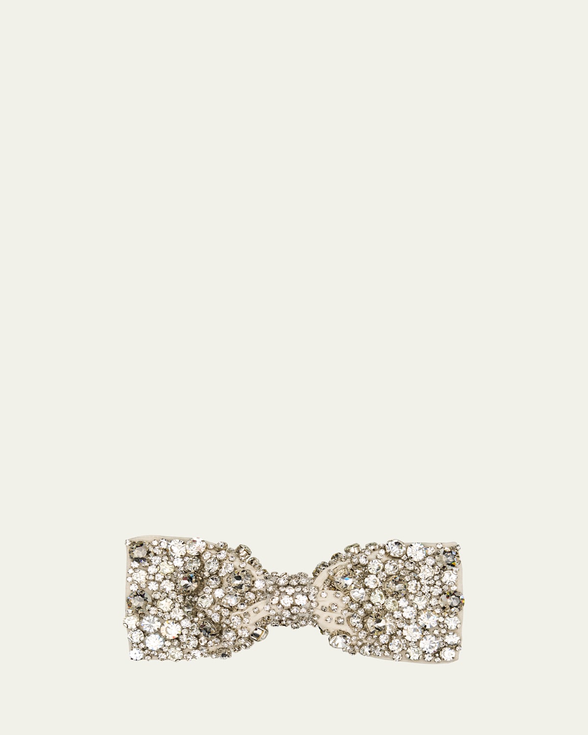 Hannah Silk Bow W/ Crystals