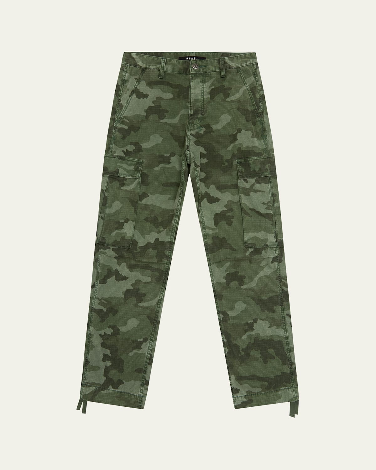 KSUBI MEN'S FUGITIVE CAMO CARGO PANTS 