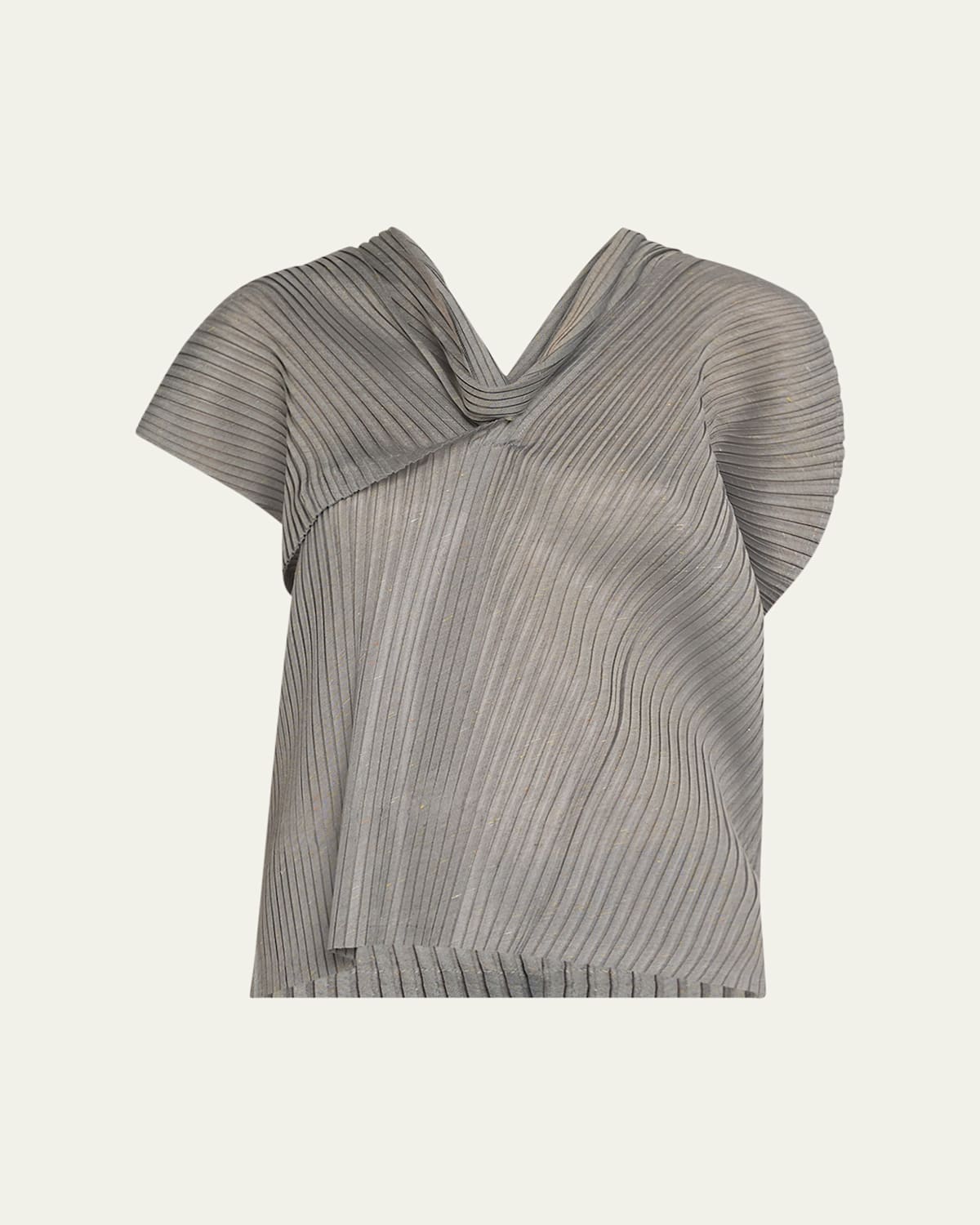 ISSEY MIYAKE RESTORE BLEND PLEATS COWL TOP 