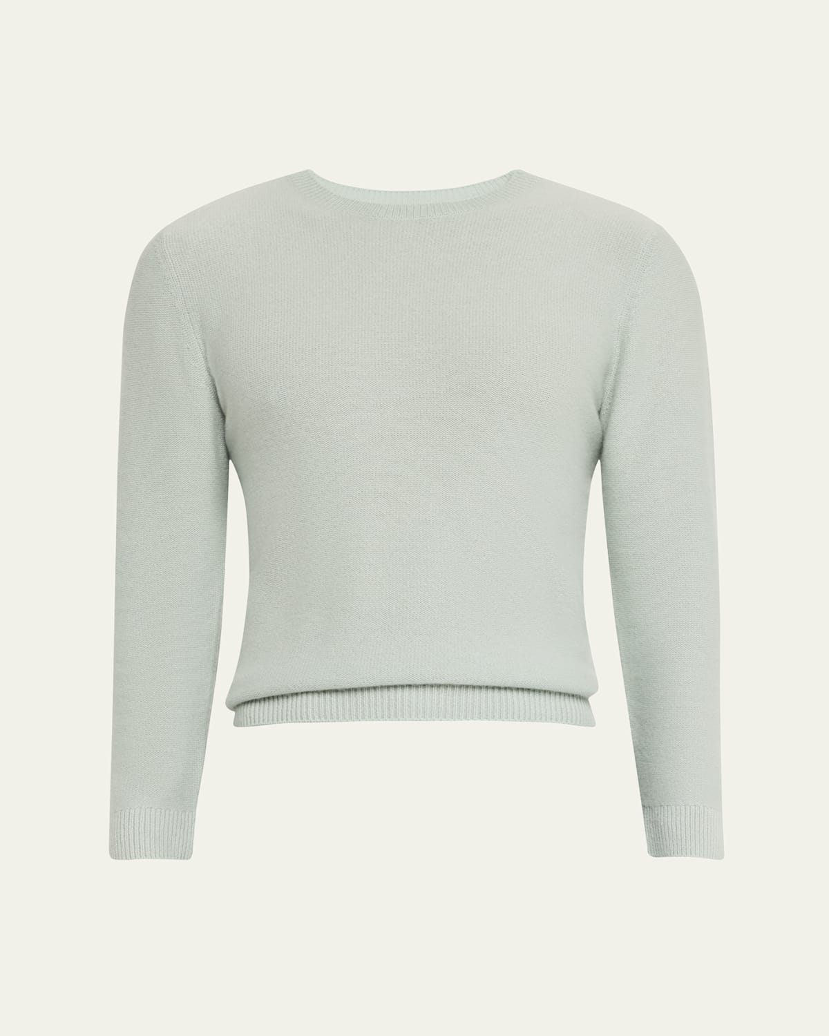 Men's Textured Cashmere Crewneck Sweater
