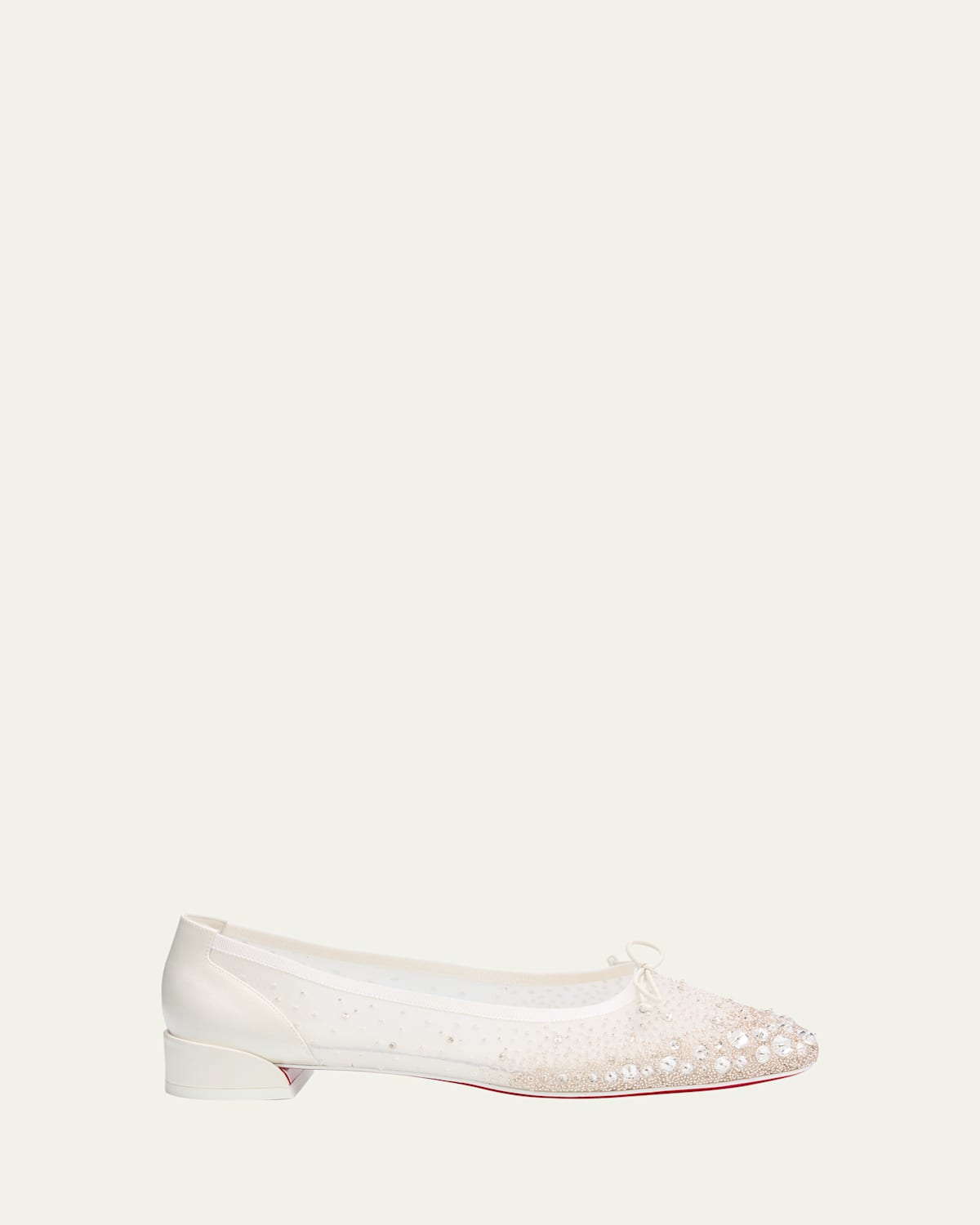 Christian Louboutin Sweetie Jane Sparkling Ballerina Pumps