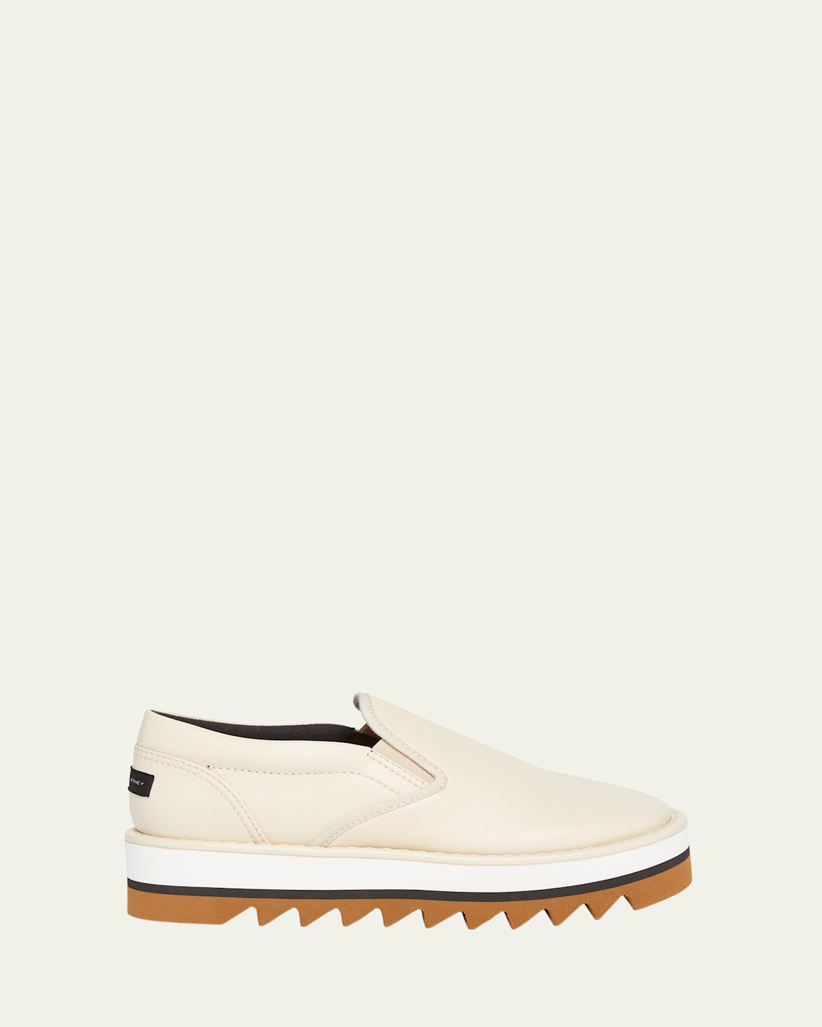 Stella Mccartney Sneakelyse Vegan Platform Sneakers In Cream