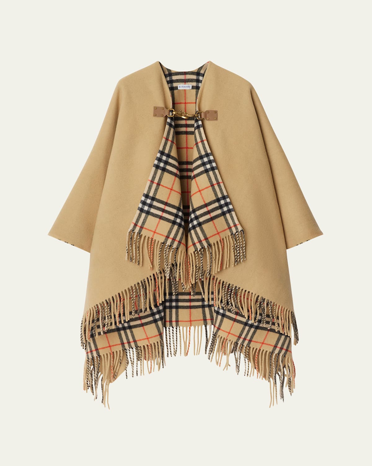 St. Marsh Fringe Wool Cape