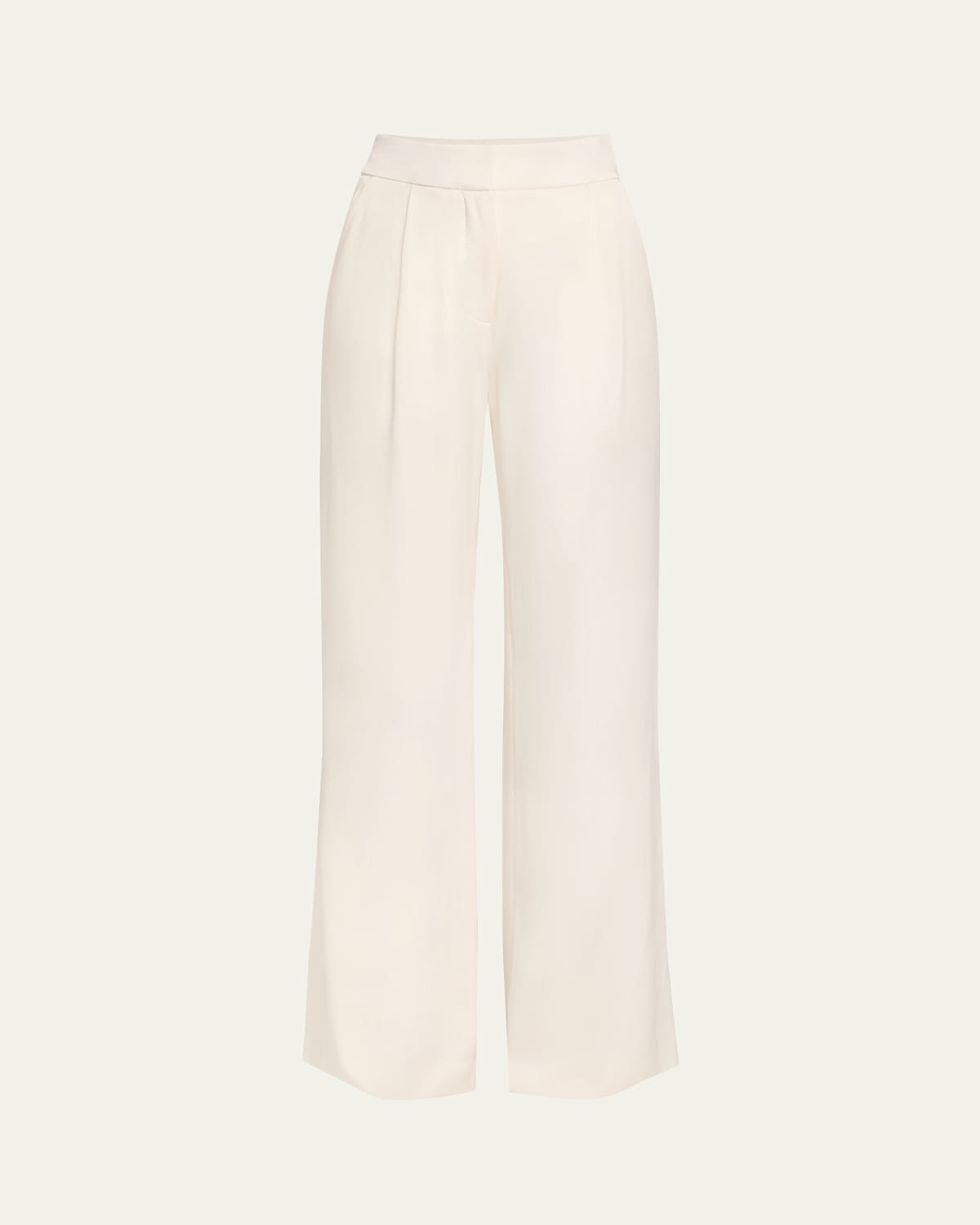 Veronica Beard Robinne Straight Pants In Dove