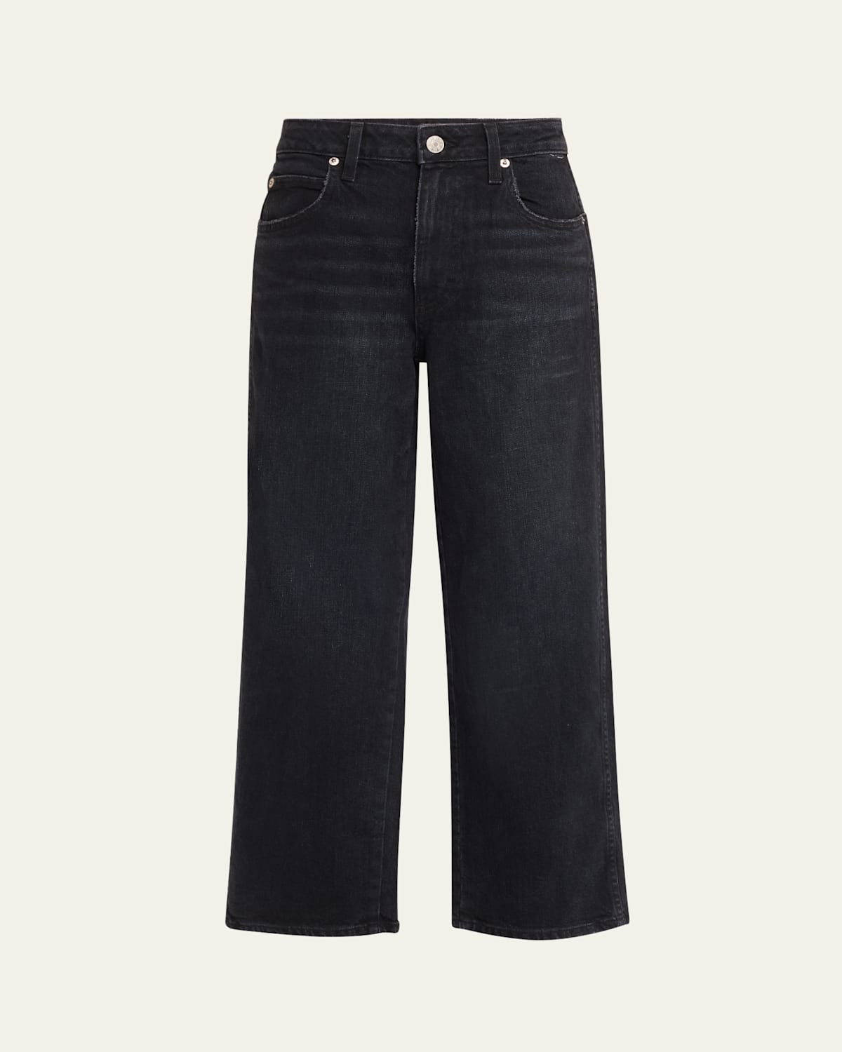 Billie Wide Straight Cropped Jeans