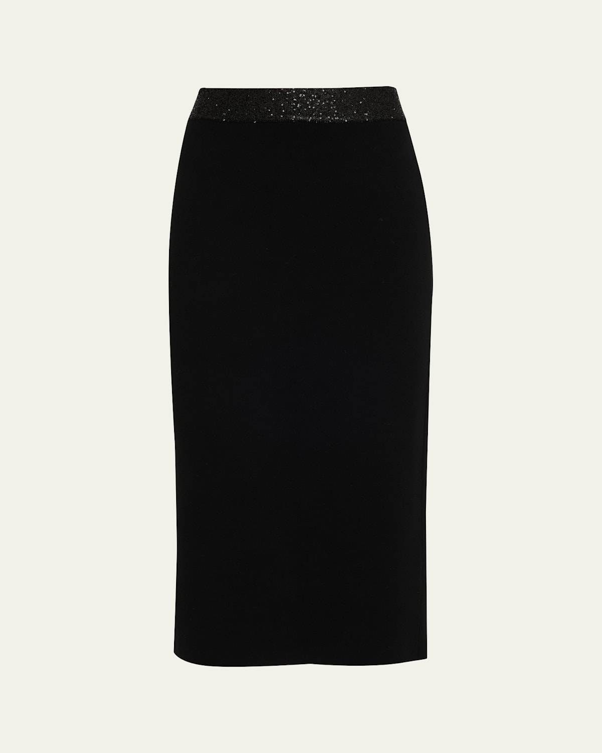 A.l.c Jane Embellished Knit Midi Skirt In Black