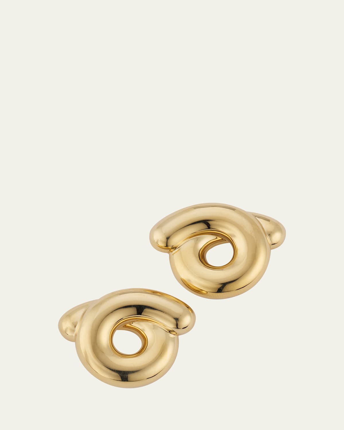 9K Yellow Gold Tarallo Earrings