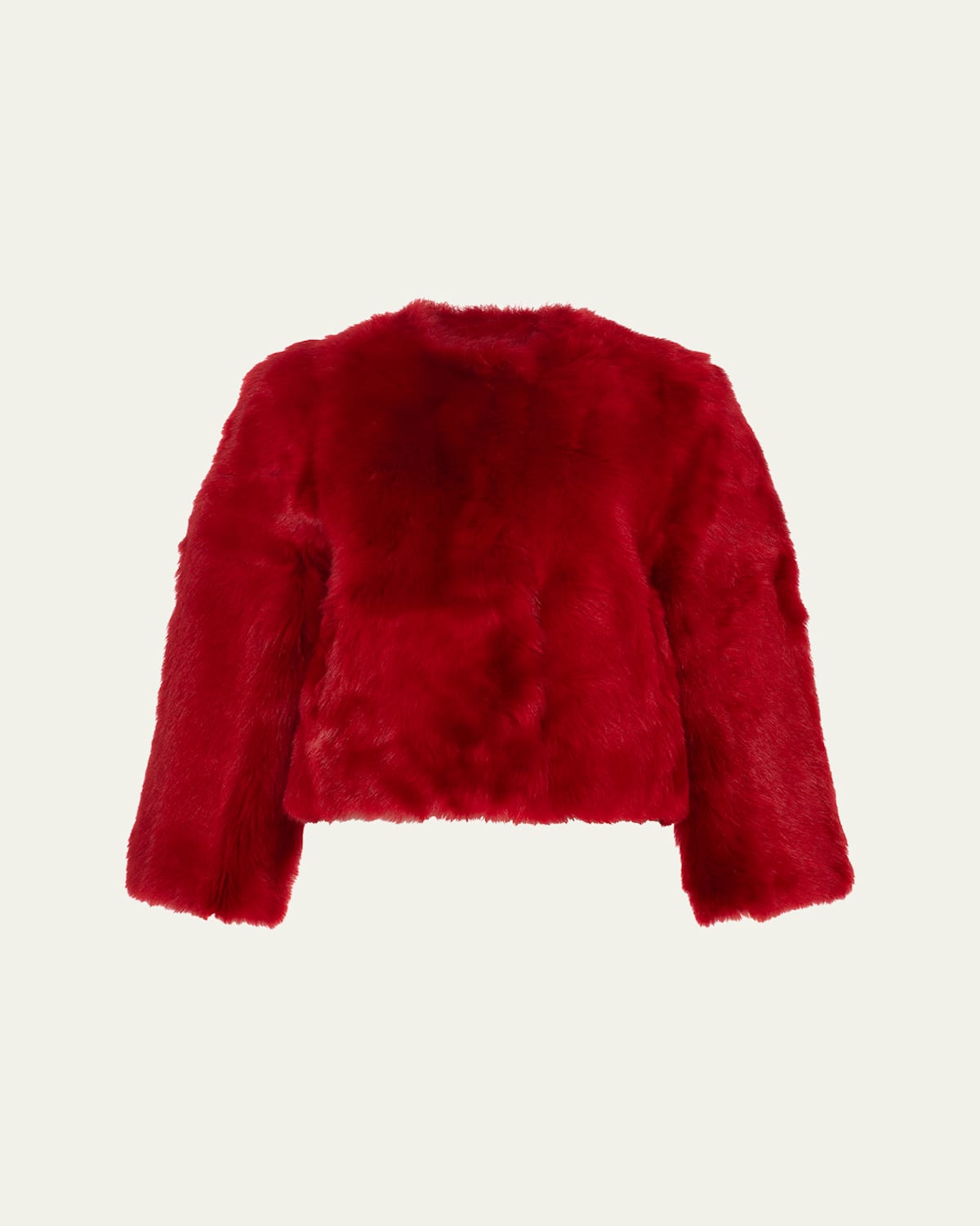 Reversible Toscana Shearling Lamb Collarless Jacket