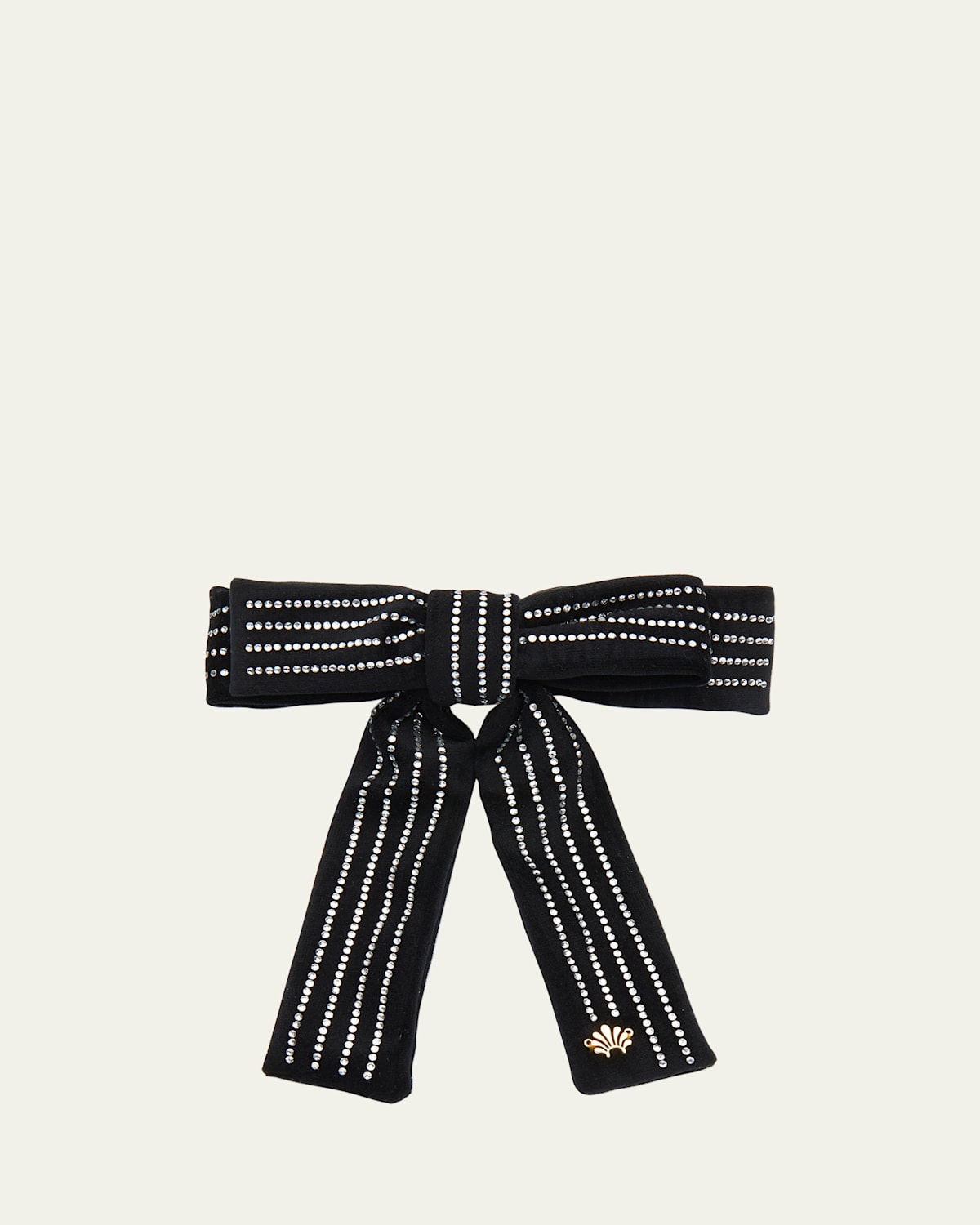 Pinestripe Crystal Antoinette Bow