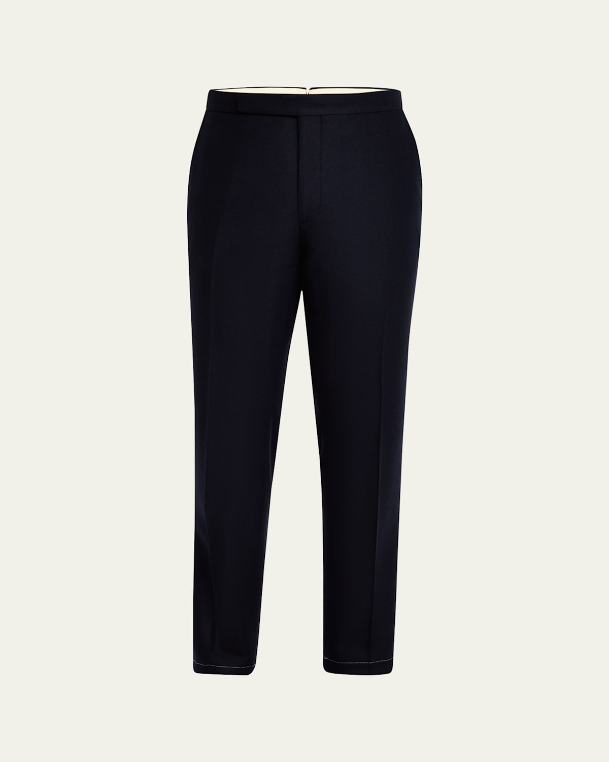 Men's Gregory Flat-Front Flannel Trousers