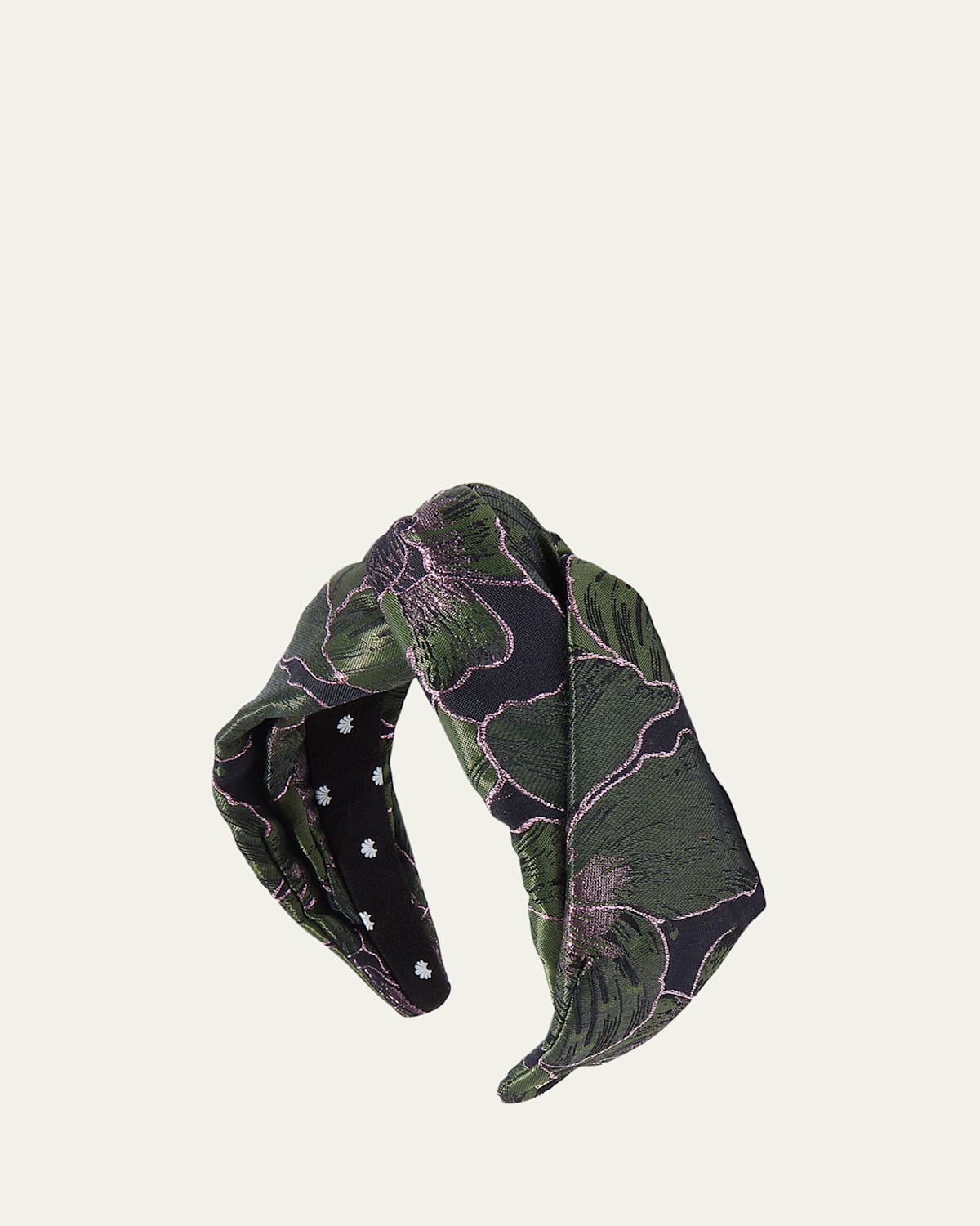 Greta Knot Floral-Print Headband