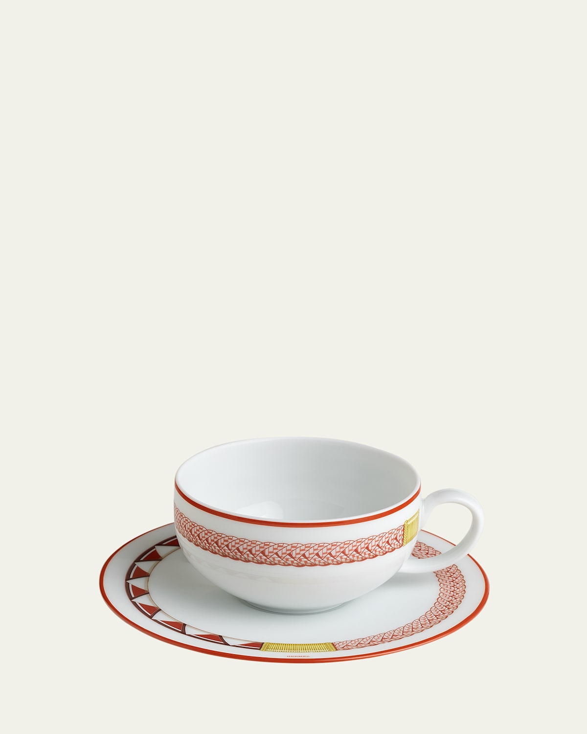 Tressages Equestres Tea Cup and Saucer
