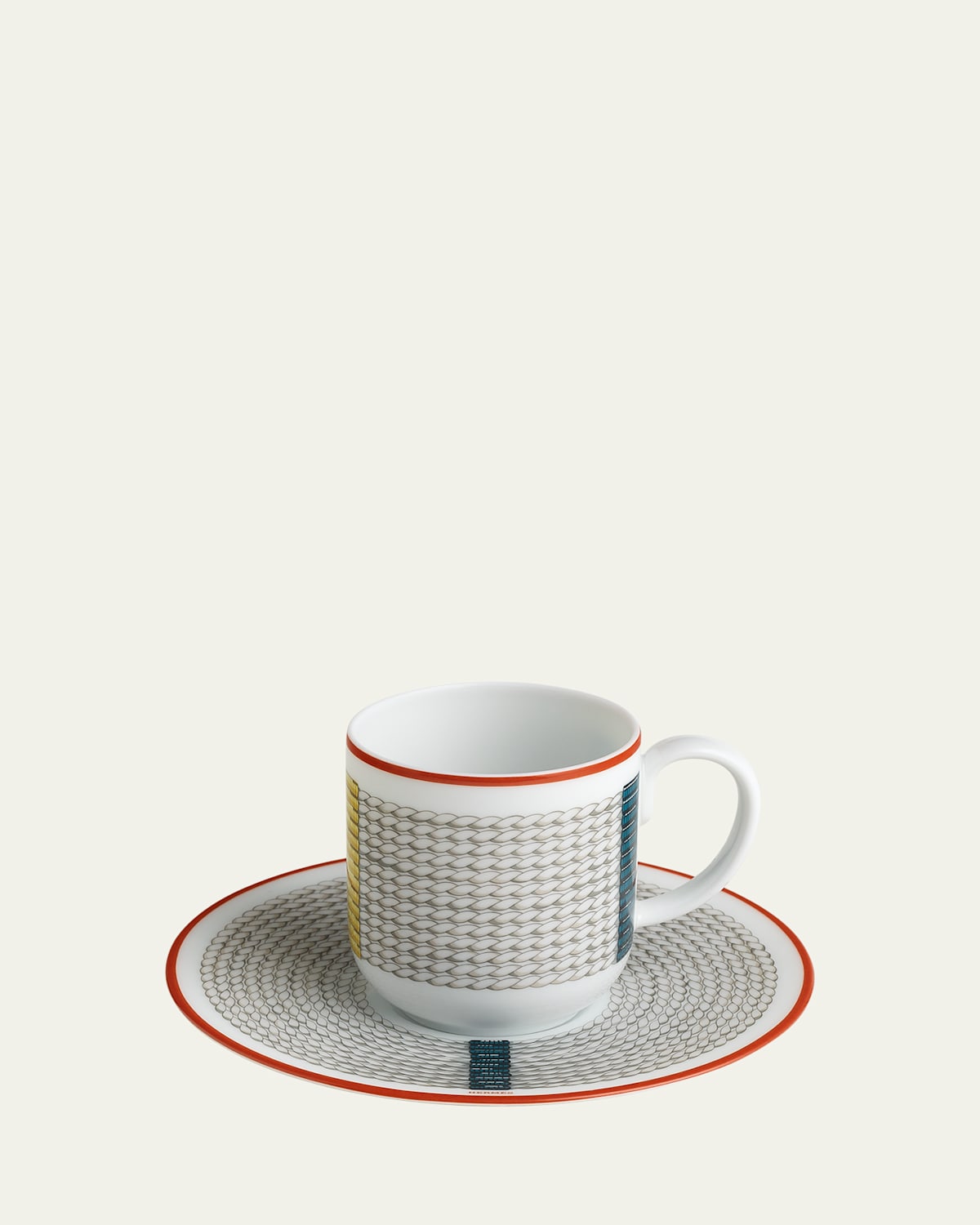 Tressages Equestres Coffee Cup and Saucer