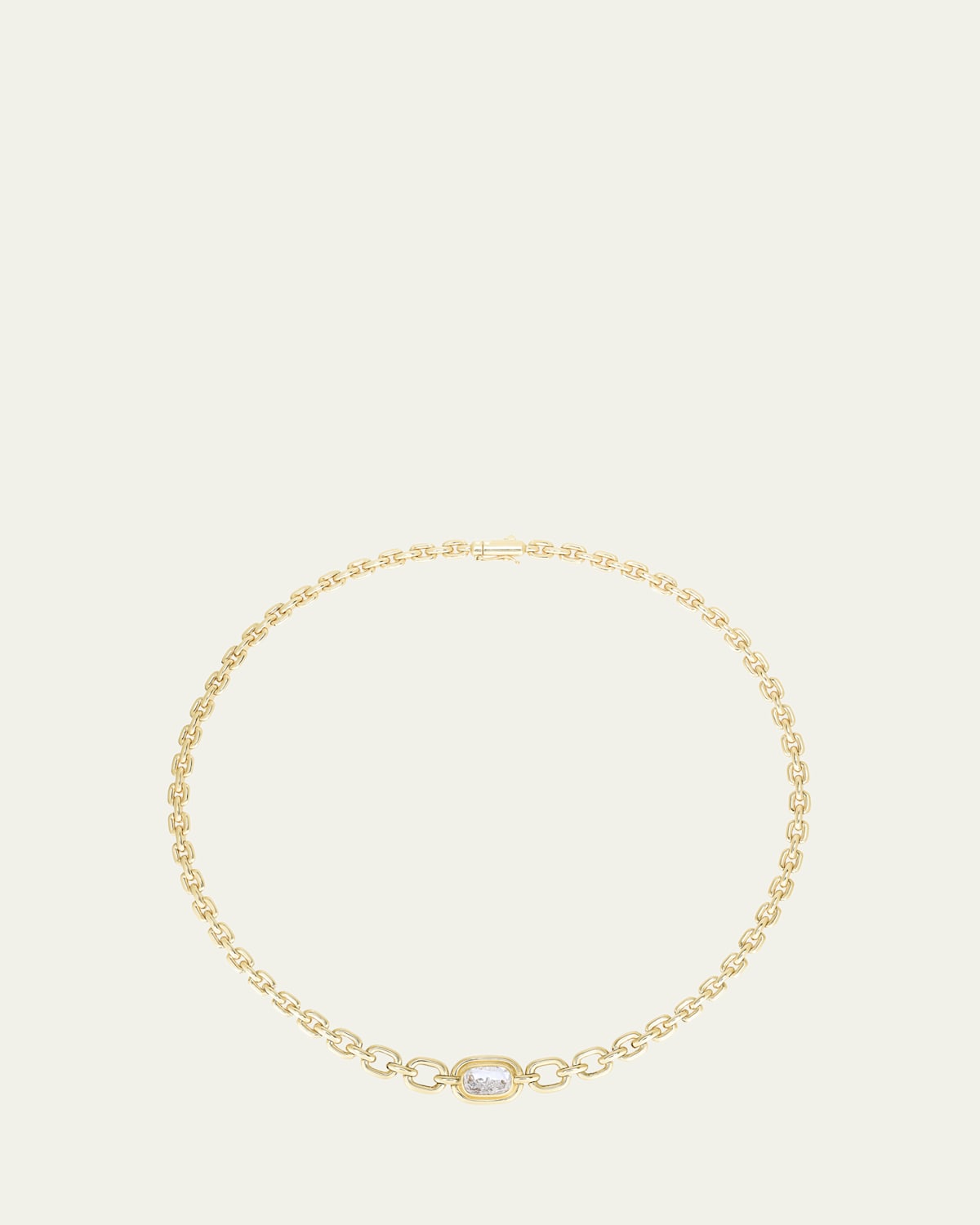 18K Yellow Gold Elo Diamond Kaleidoscope Shaker Necklace
