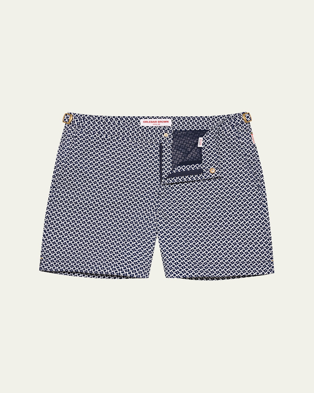 Men's Bulldog Roda Geometric Jacquard Swim Shorts