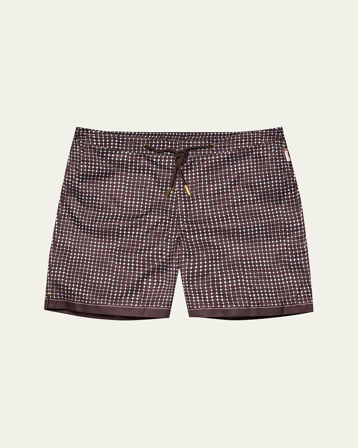 Men's Bulldog Tiescape Drawstring Swim Shorts