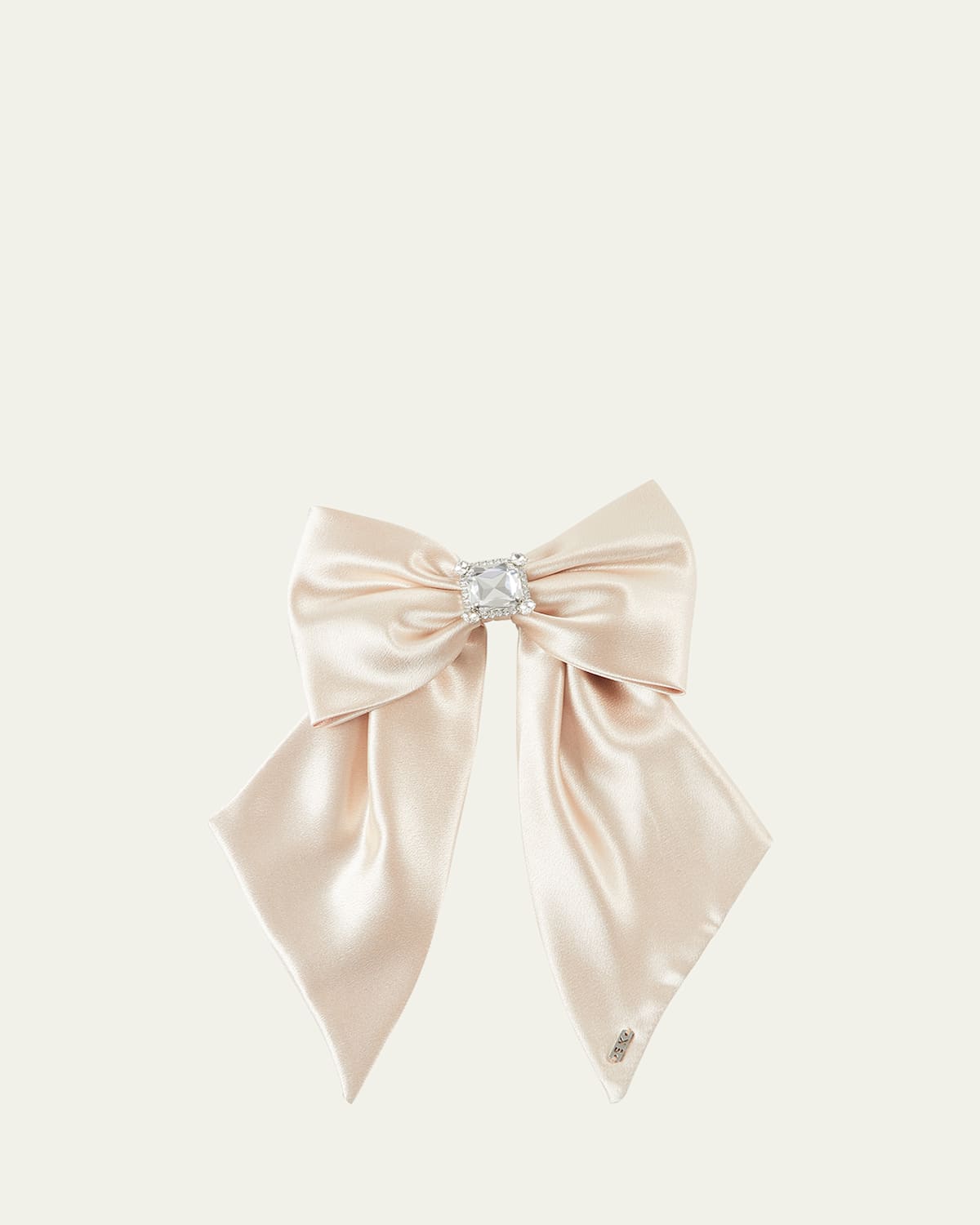 Eugenia Kim Tracy Bow Barrette In Champagne