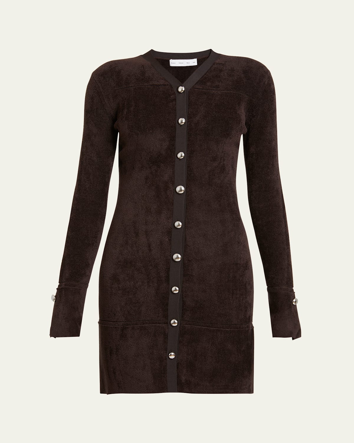 Shop Proenza Schouler White Label Lucille Chenille Cardigan In Hickory