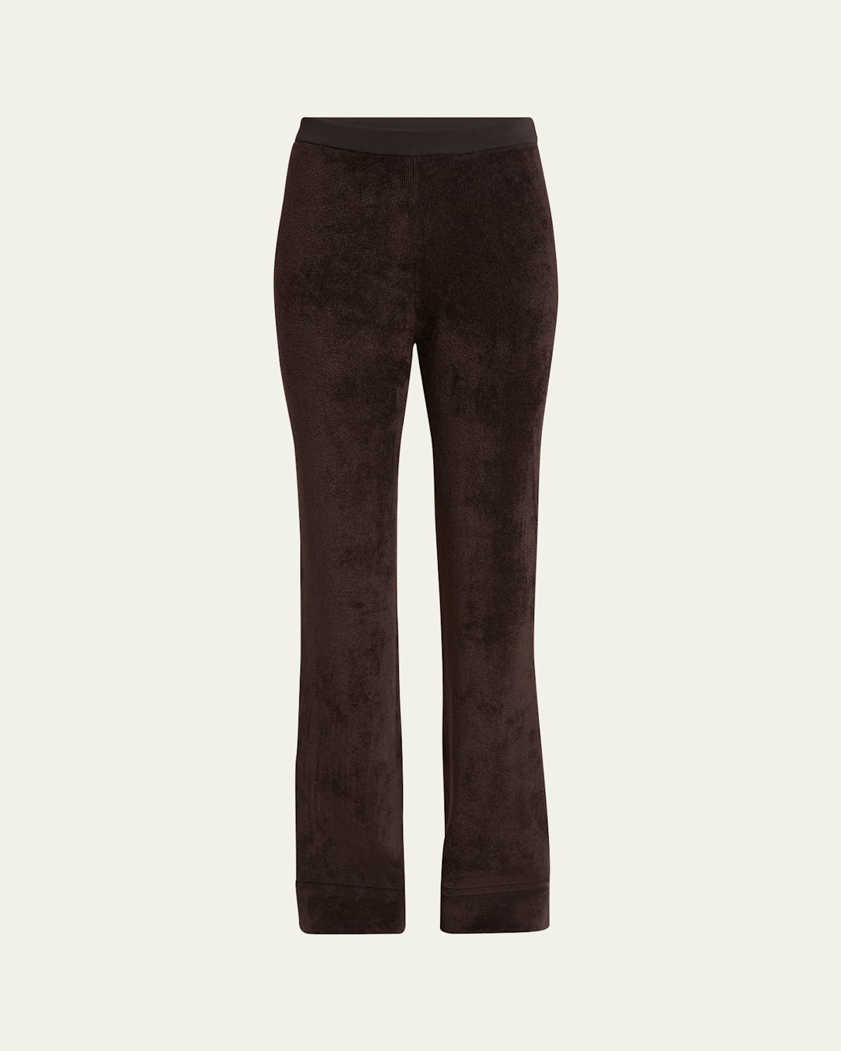 Proenza Schouler White Label Evie Flared Knit Pant In Hickory In Hickory
