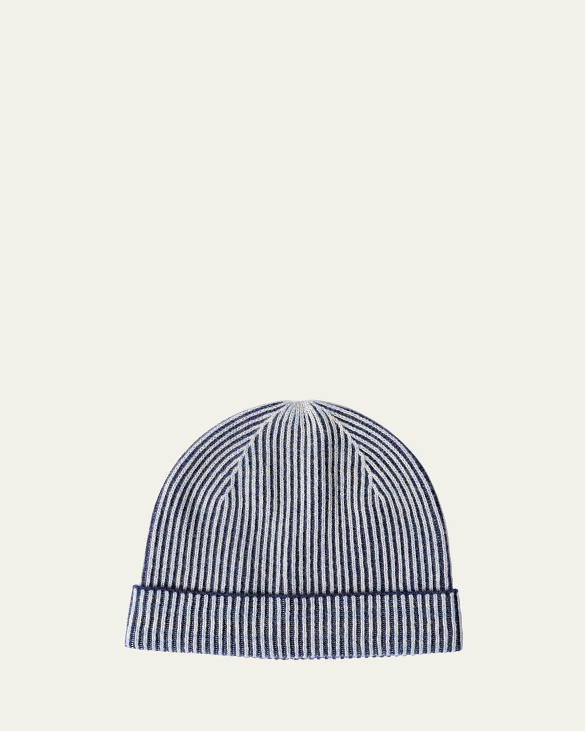 Men's Cashmere Rib Beanie Hat