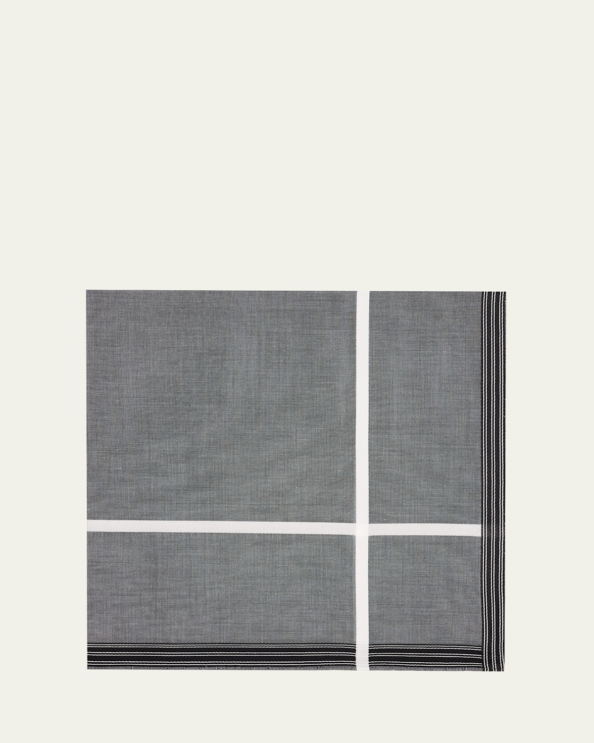 Simonnot Godard Men's Socotra Egyptian Cotton Pocket Square