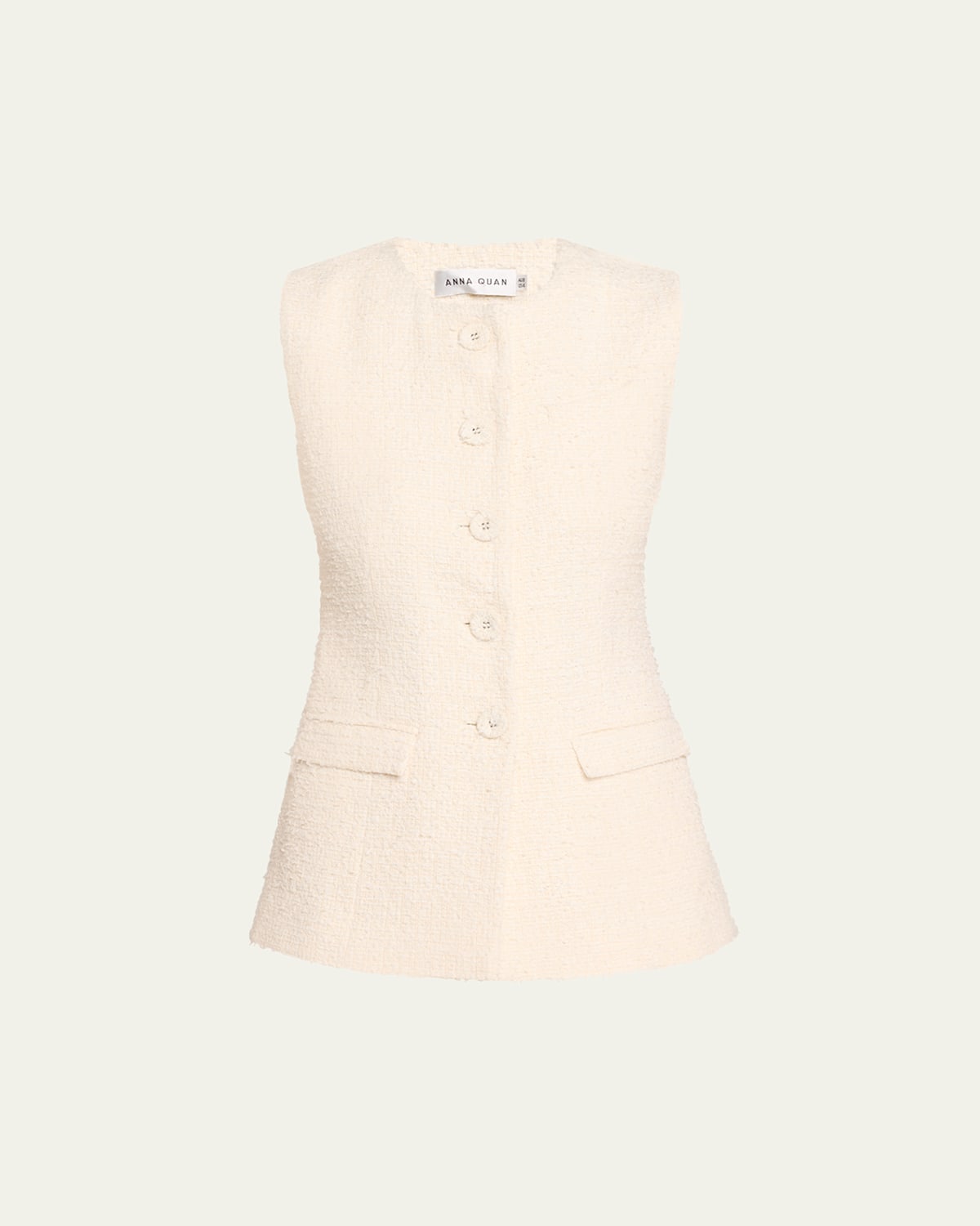 Bailey Sleeveless Tweed Top