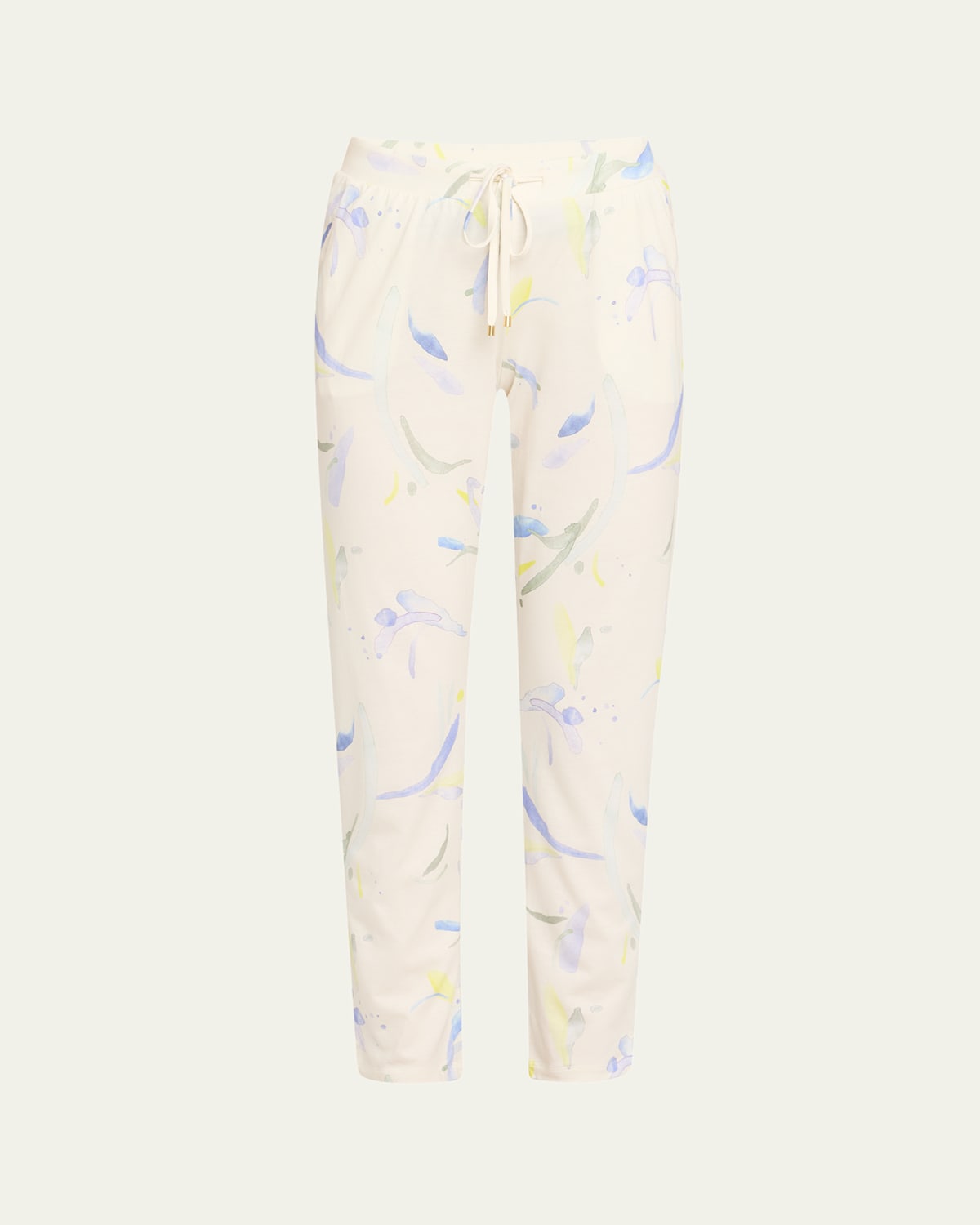 Botanical-Print Lounge Pants