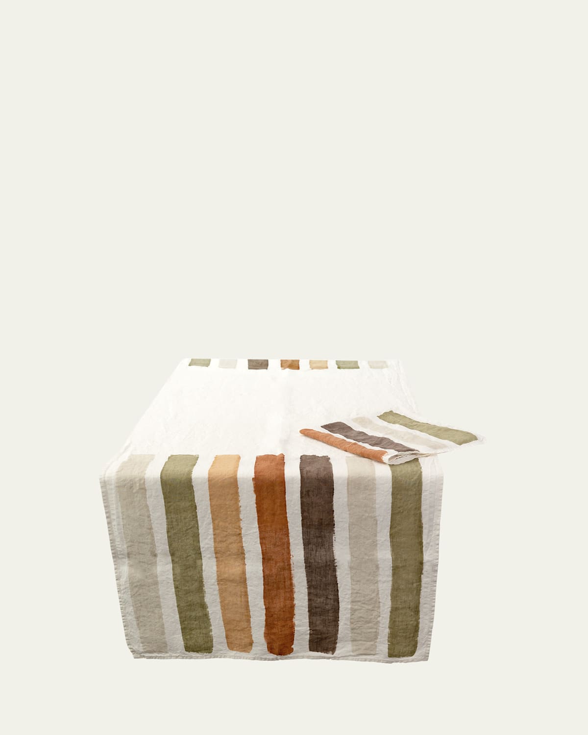 Gammacolor Neutrals Linen Table Runner, 20" x 67"