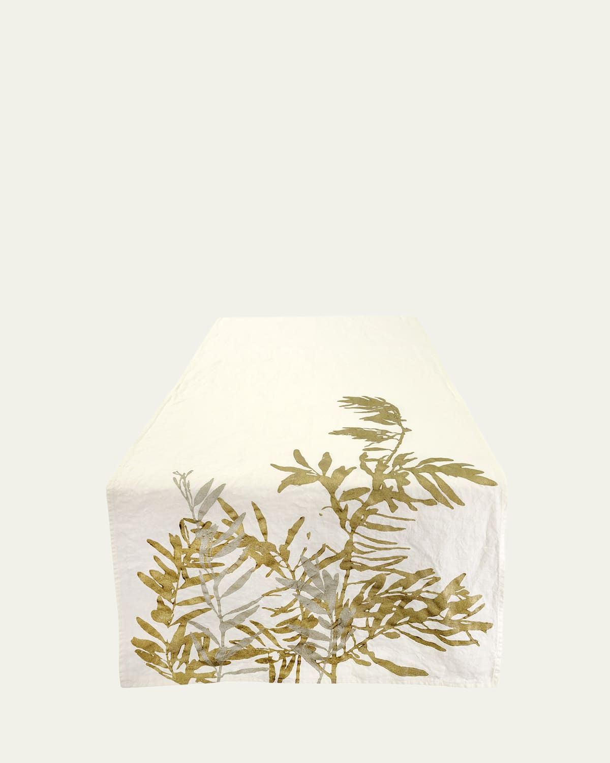 Leccino on Natural Linen Table Runner, 20" x 67"