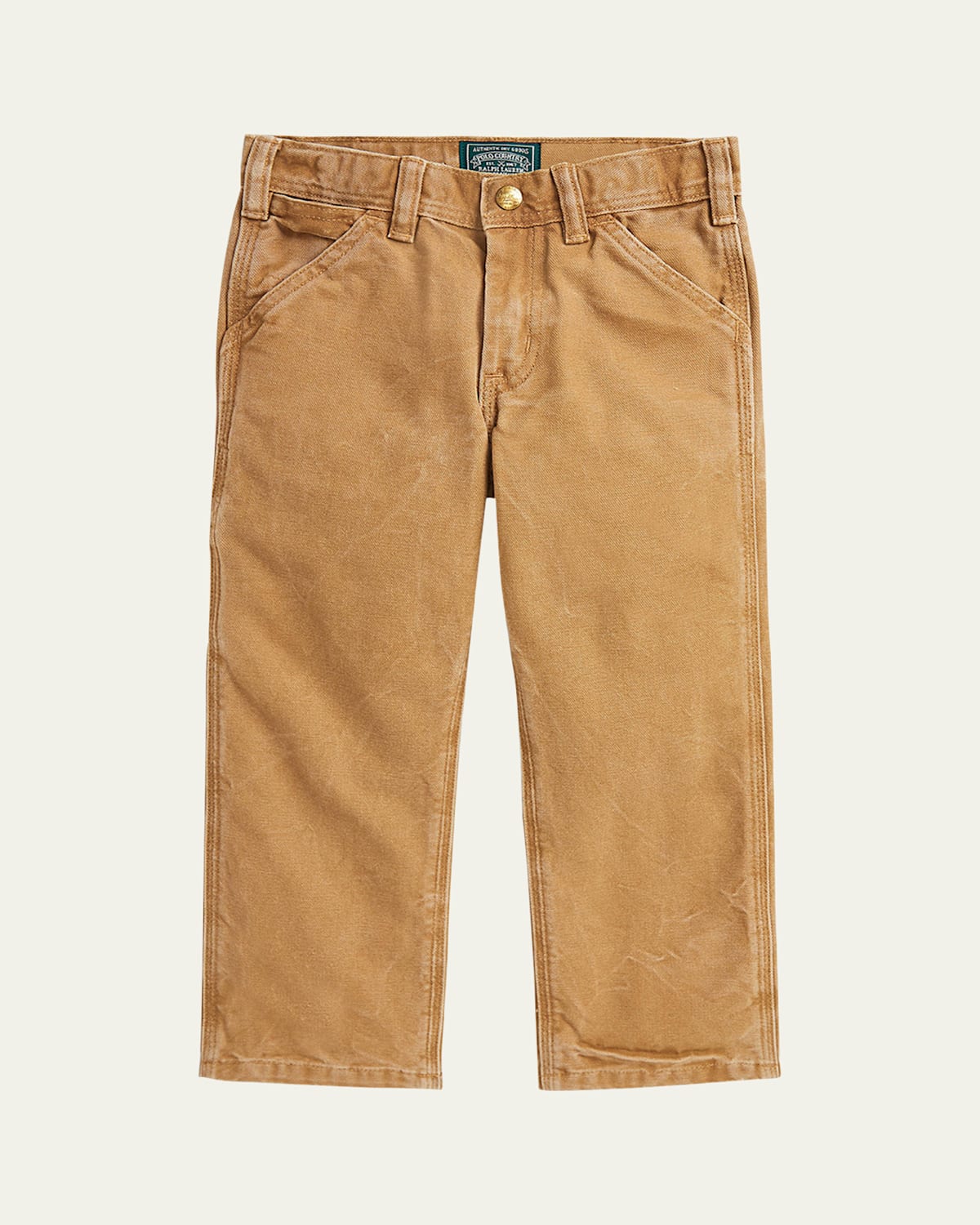 Boy's Canvas Utility Pants W/ Archival Patch, Size 8-20