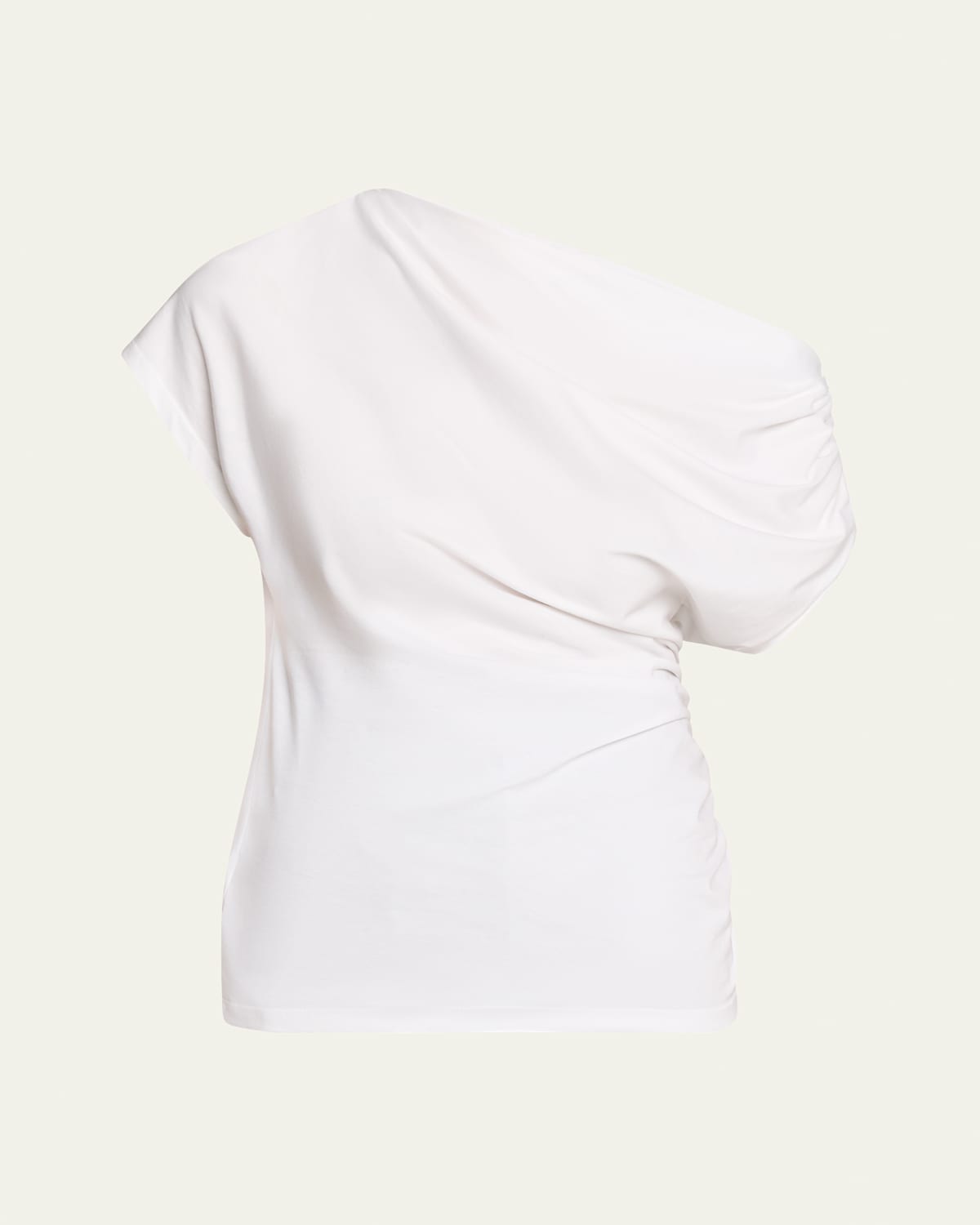 Alice Draped One-Shoulder Tee