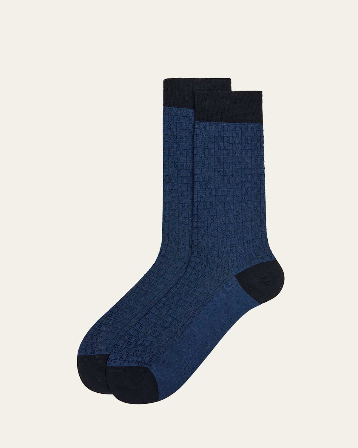 Men's Puzzle Piece Mid-Calf Socks