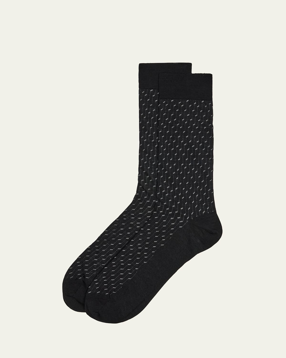 Men's Wool and Nylon Notes Crew Socks