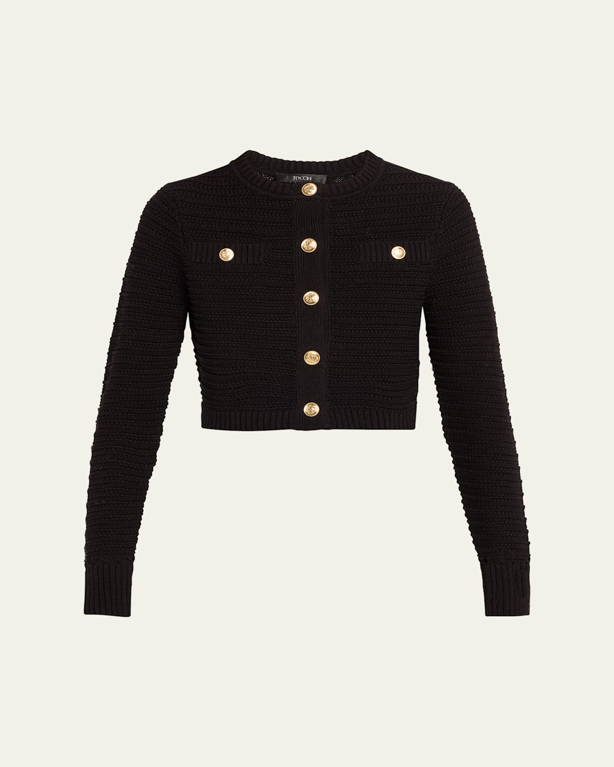Miller Long-Sleeve Crewneck Cardigan
