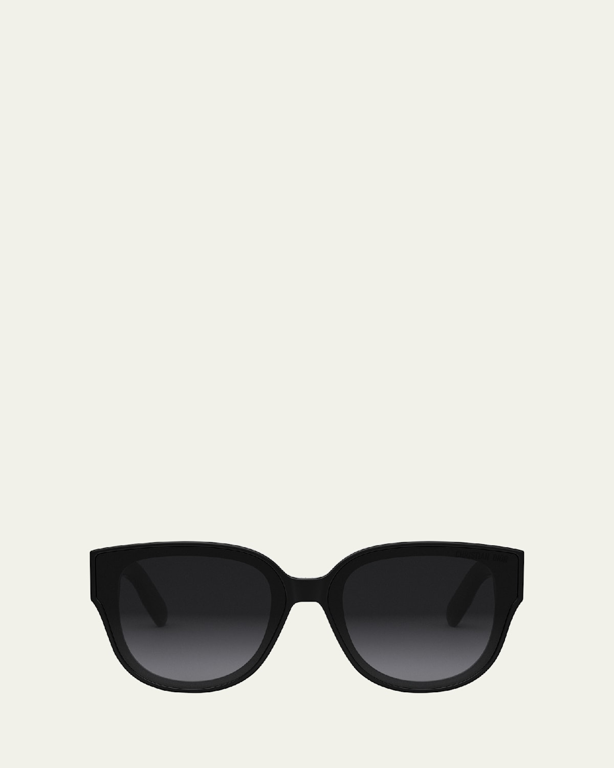 Dior Lady 95.22 R3i Sunglasses In Shiny Black/gradient Smoke