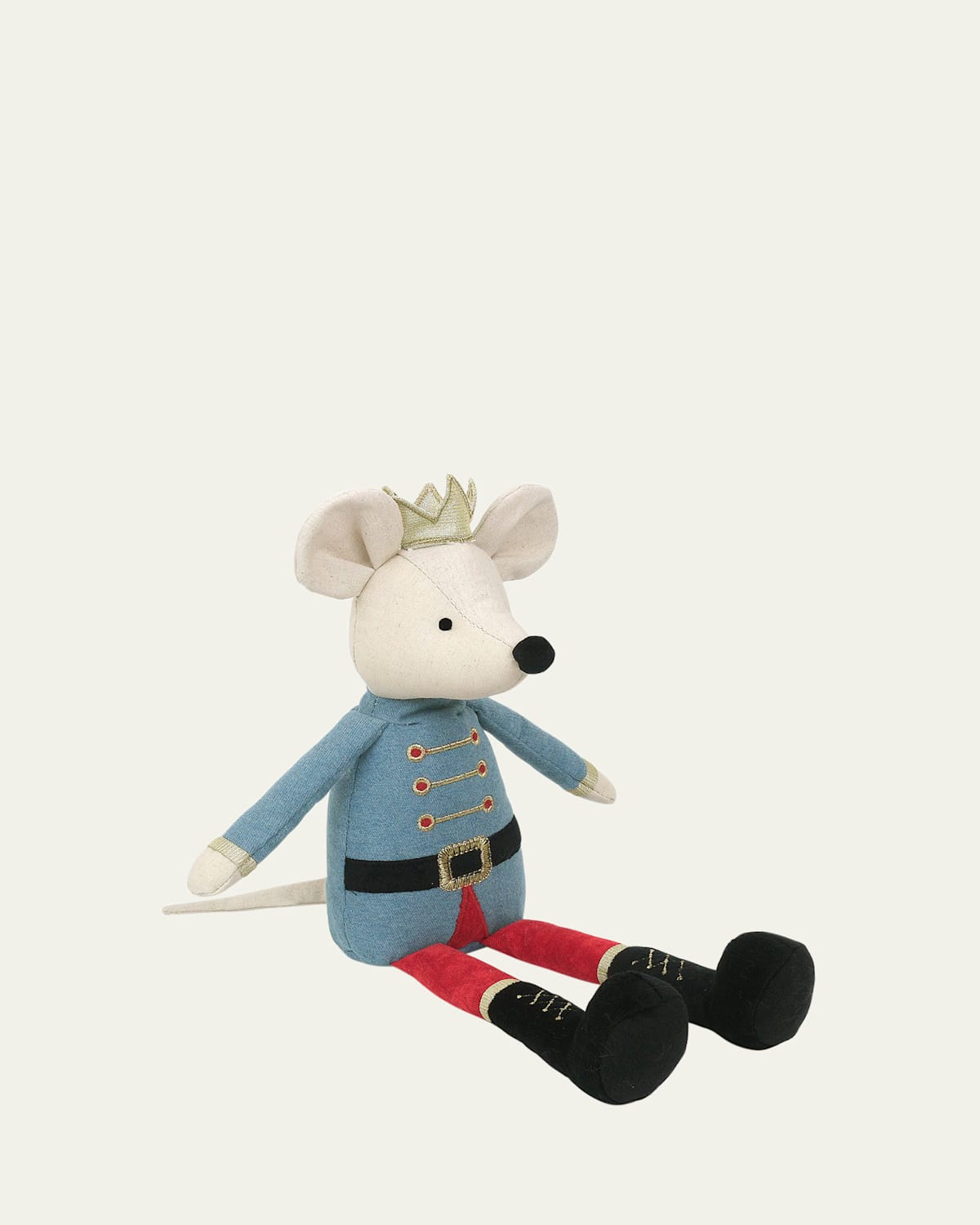 King Mouse Shelf Sitter Doll, Blue