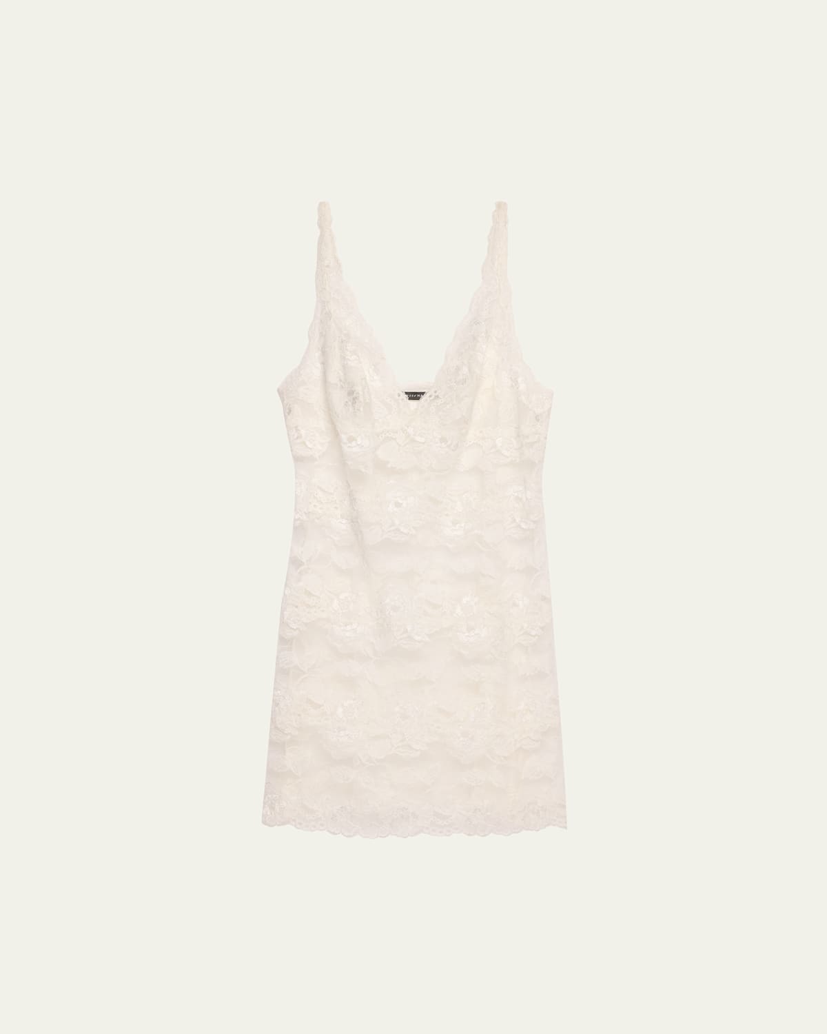 Imagine Deep V-Neck Lace Chemise